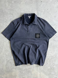 SS/01 Stone Island Embroidered Patch Logo Polo Shirt (L)