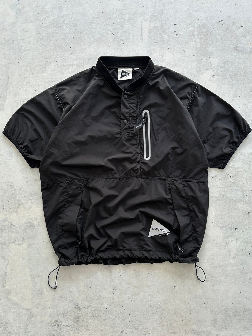 Gramicci x And Wander Reflective Patchwork Wind T Shirt (M)