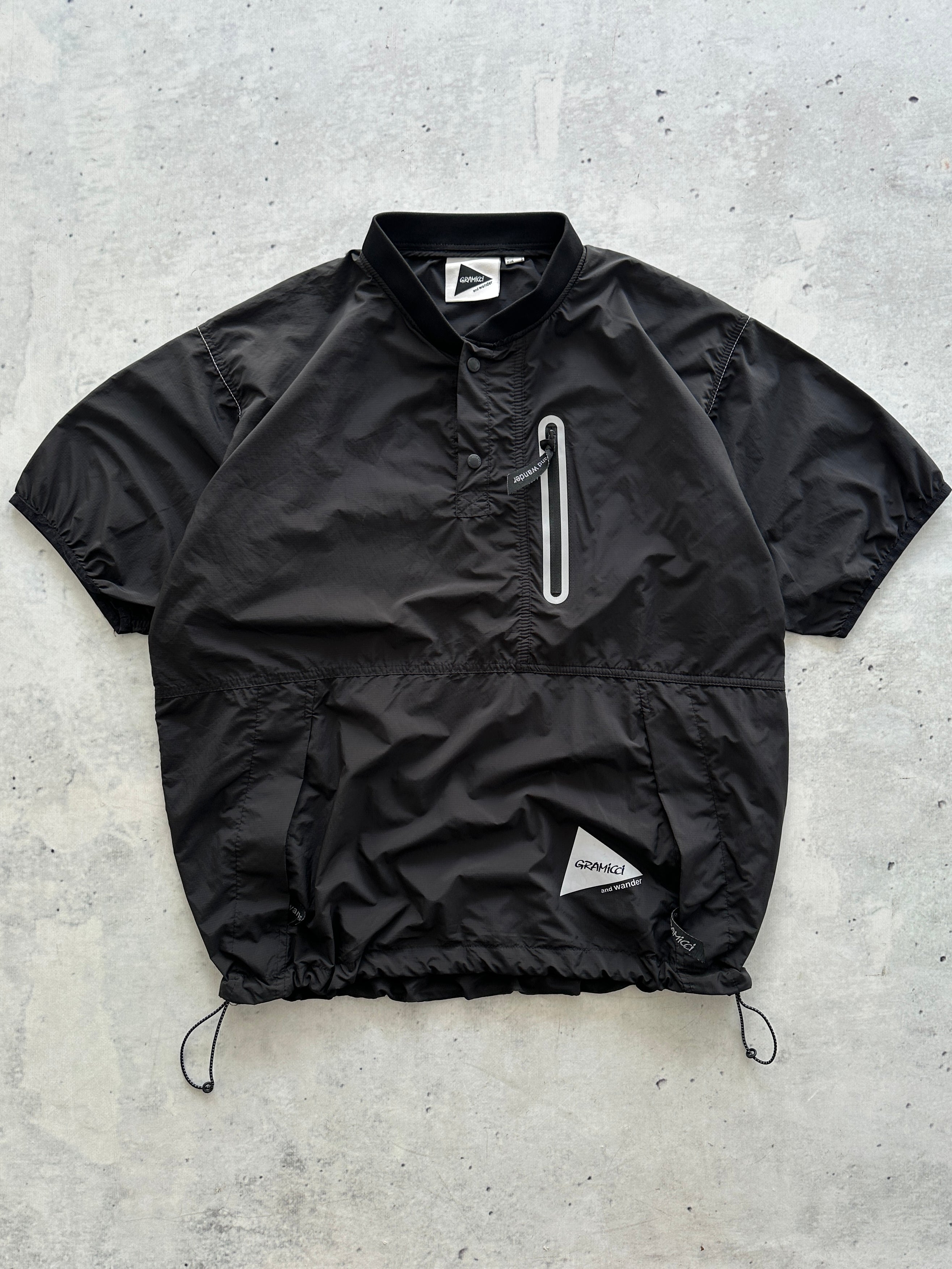 Gramicci x And Wander Reflective Patchwork Wind T Shirt (M)