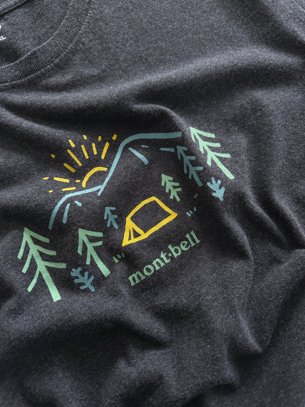 Mont Bell Pear Skin Mountain Morning T Shirt (L)
