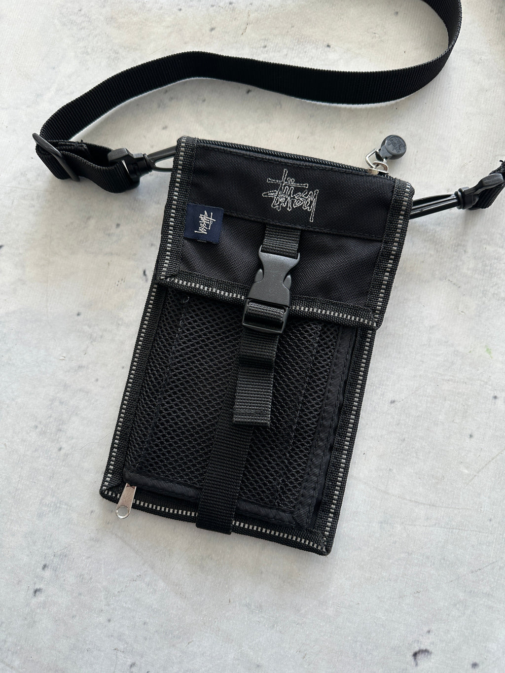 90's Stussy Travel Pouch / Crossbody Bag (One Size)