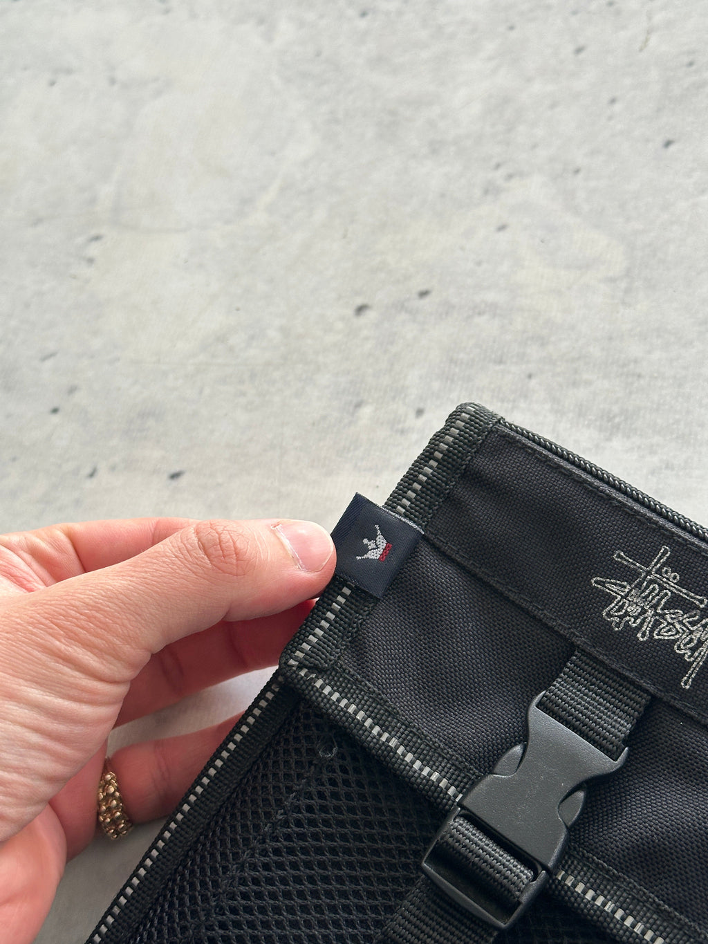 90's Stussy Travel Pouch / Crossbody Bag (One Size)