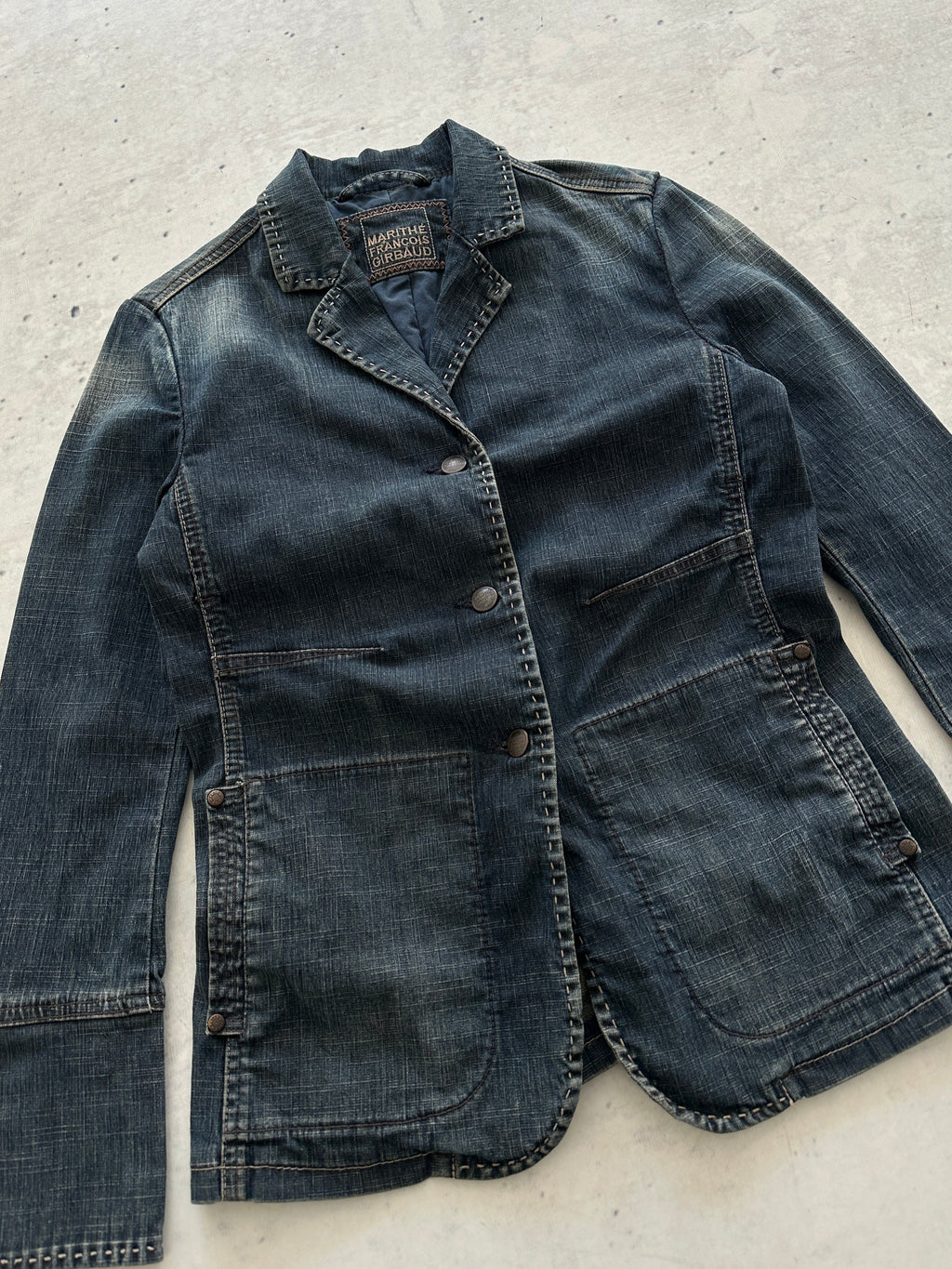 Marithé Francois Girbaud Denim Jacket (Women's XS)