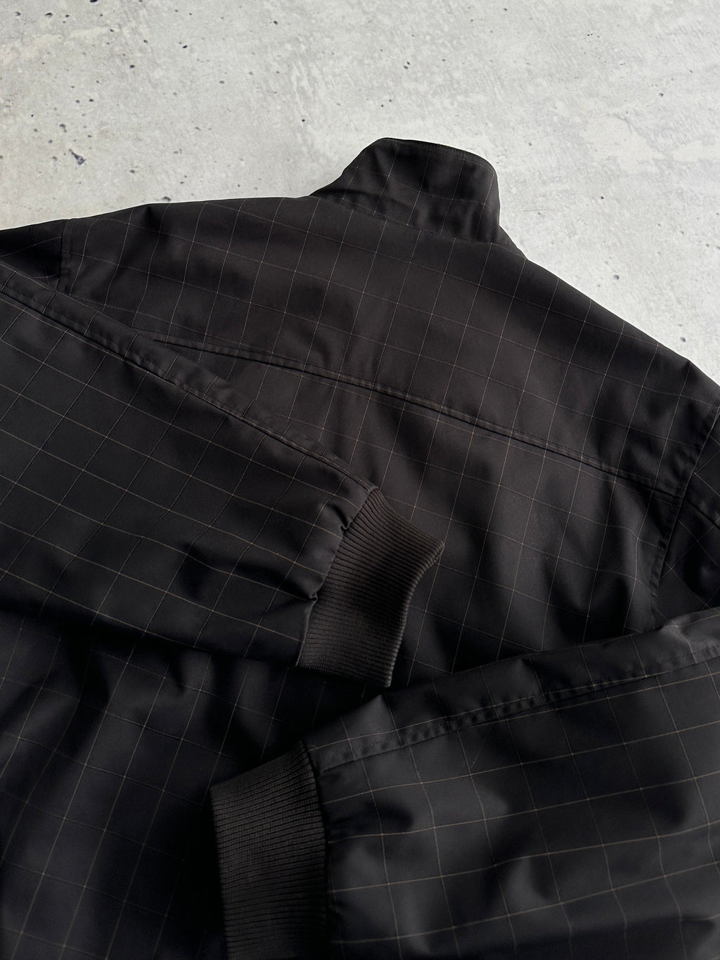 00's Oakley Checked Zip Up funnel neck Jacket (XL)