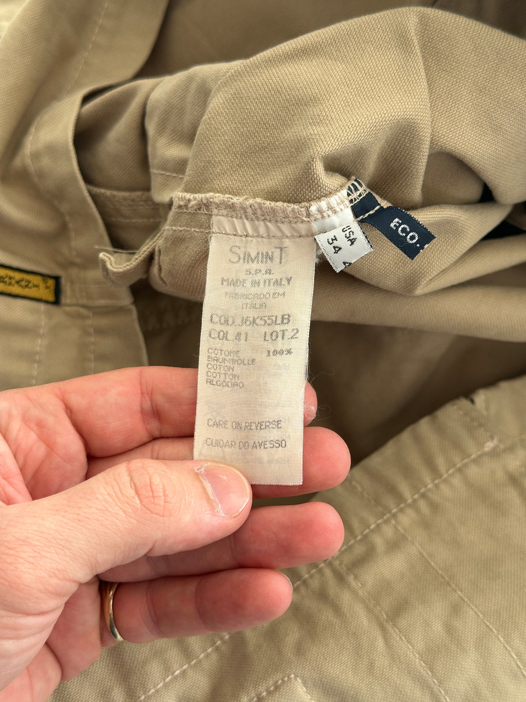 90’s Armani Jeans Utility heavy Canvas Jacket (XL)