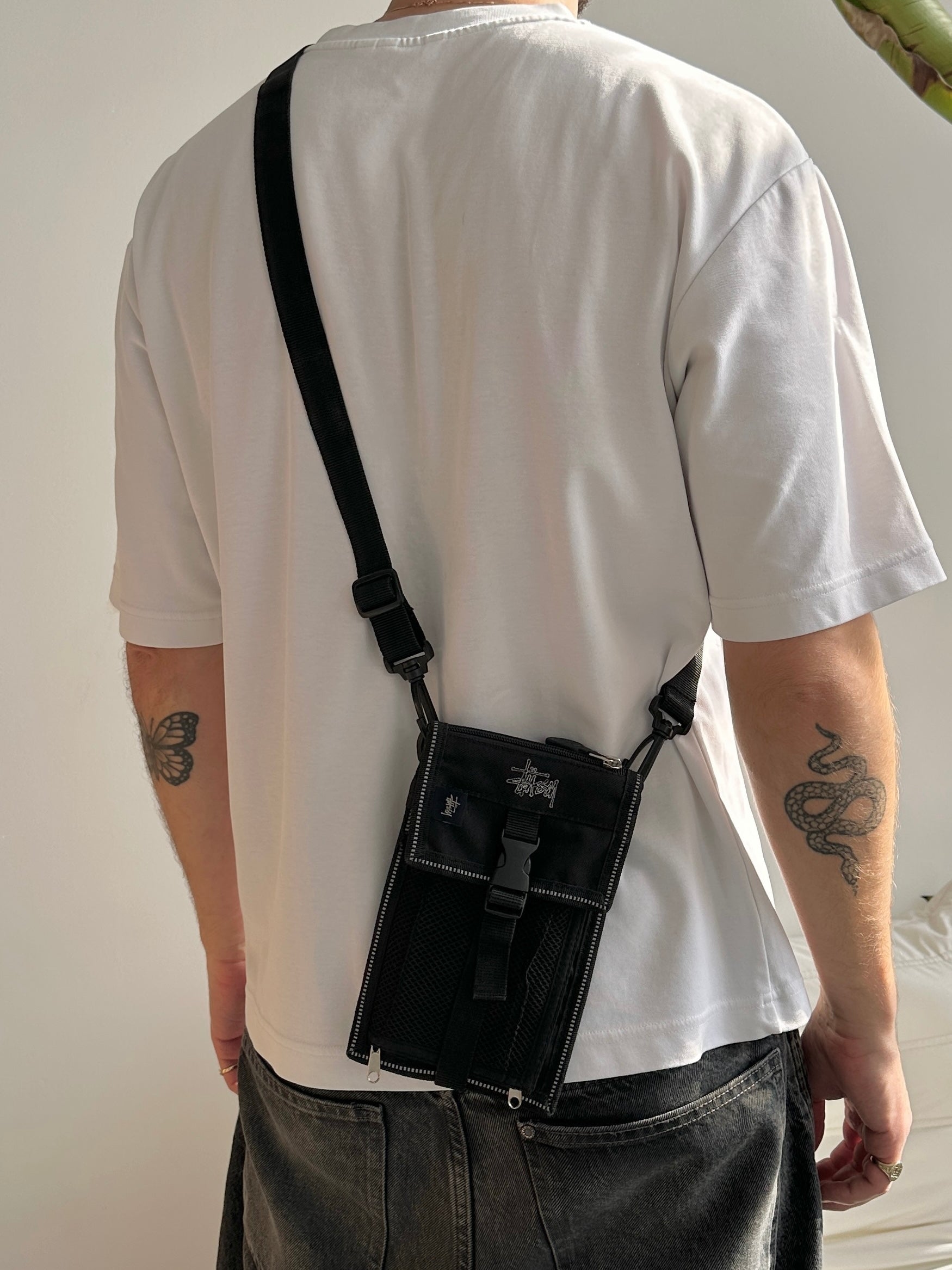 90's Stussy Travel Pouch / Crossbody Bag (One Size)