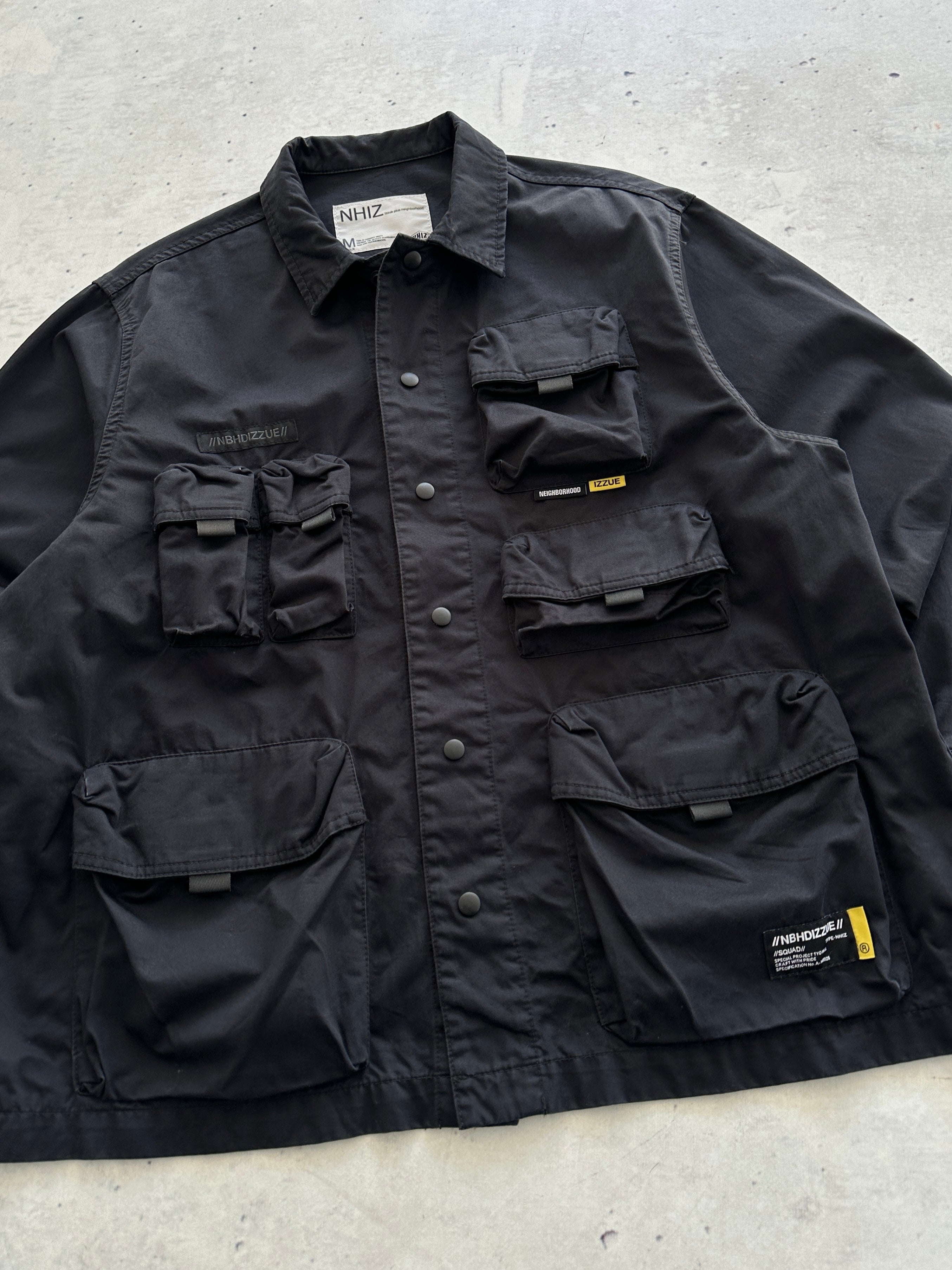Neighborhood x NHIZ izzue Multi Pocket Shirt (L)