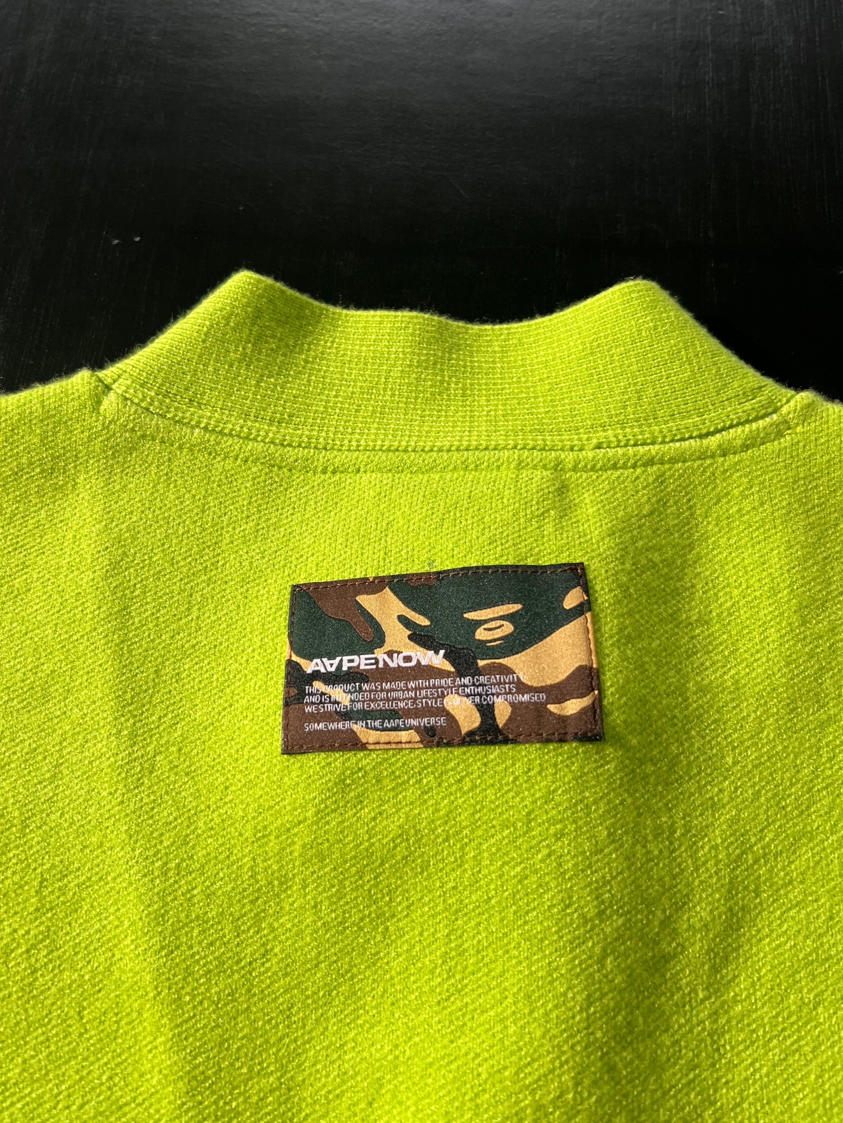 Brand New AAPE By a Bathing Ape Embroidered Knitted Cardigan (S)