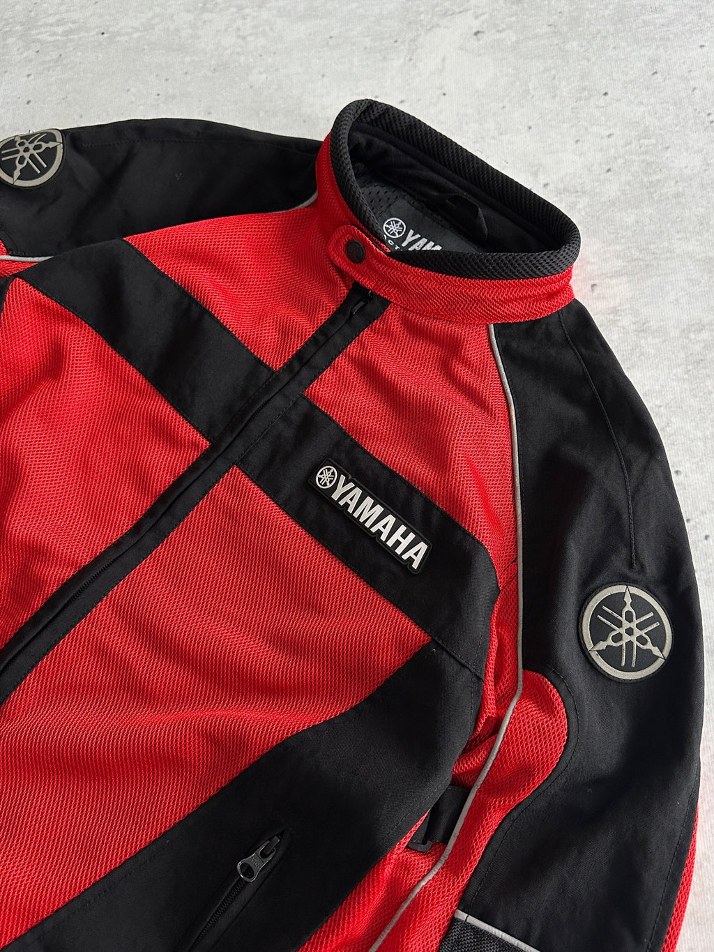 Vintage Yamaha Mesh Zip Up Motorcycle Jacket (S)