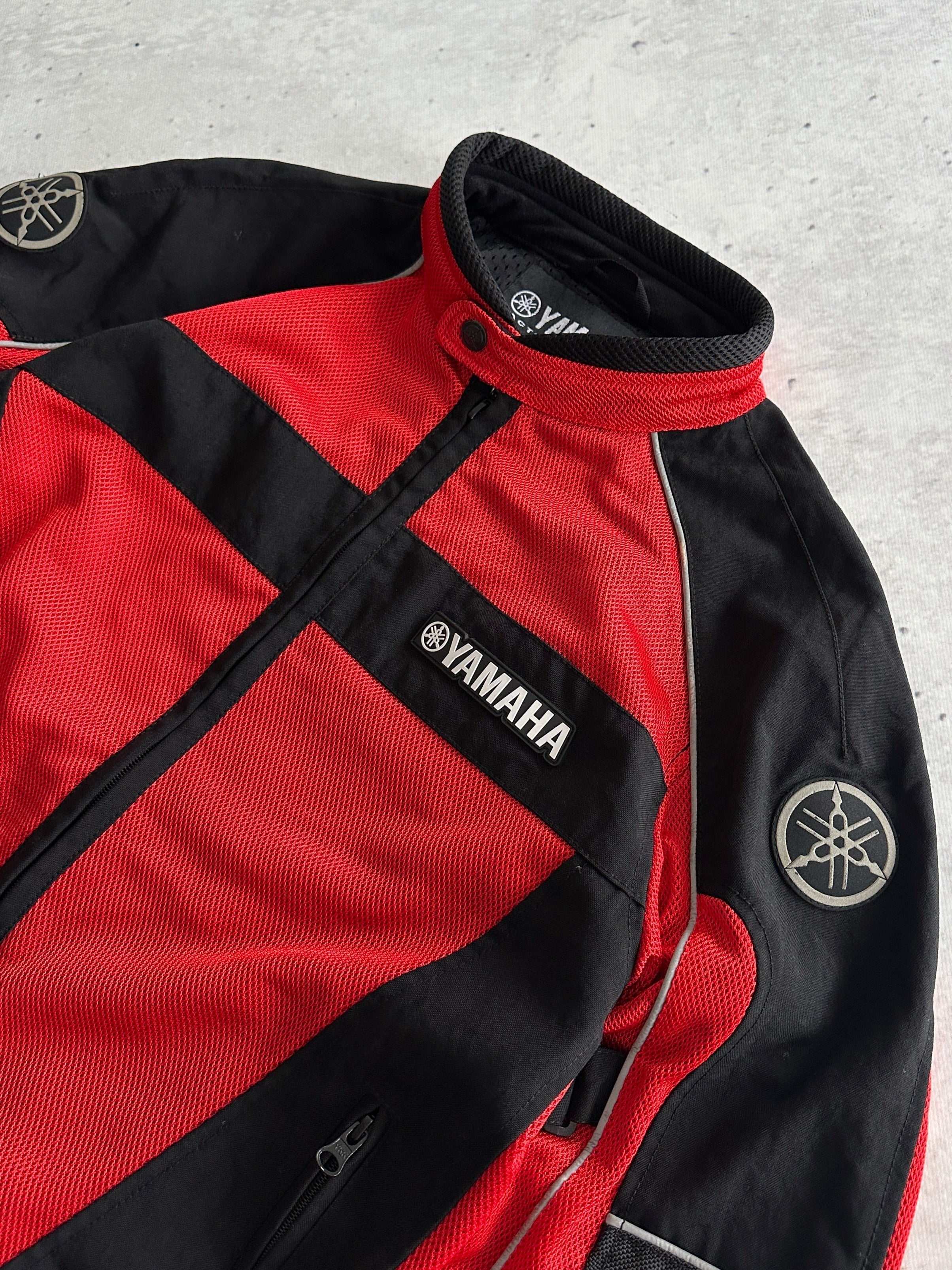 Vintage Yamaha Mesh Zip Up Motorcycle Jacket (S)