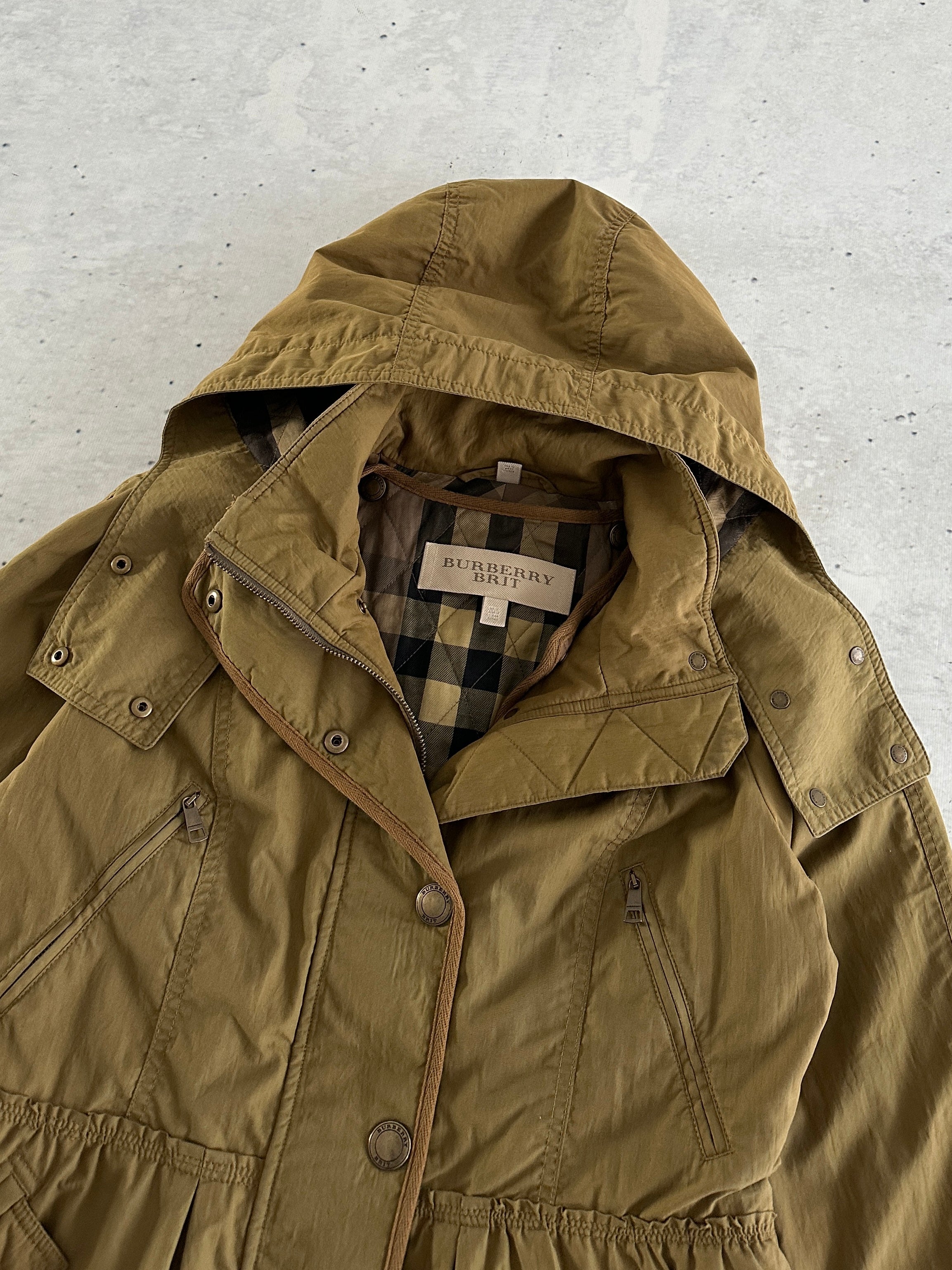 Burberry Brit Hooded Utility Jacket (Women's UK 12)