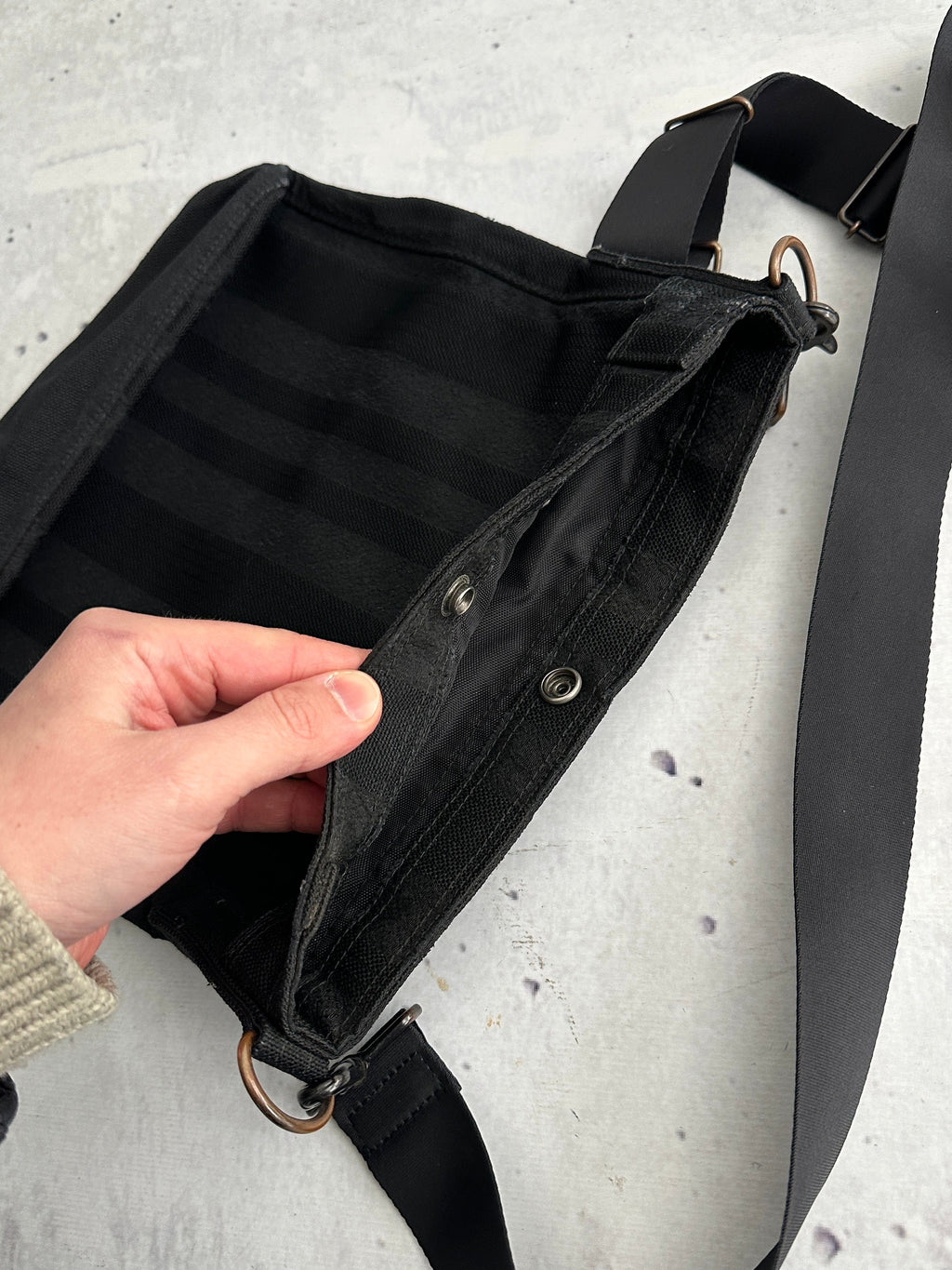 Porter Yoshida & Co. Stripe Shoulder / Crossbody Bag (One Size)