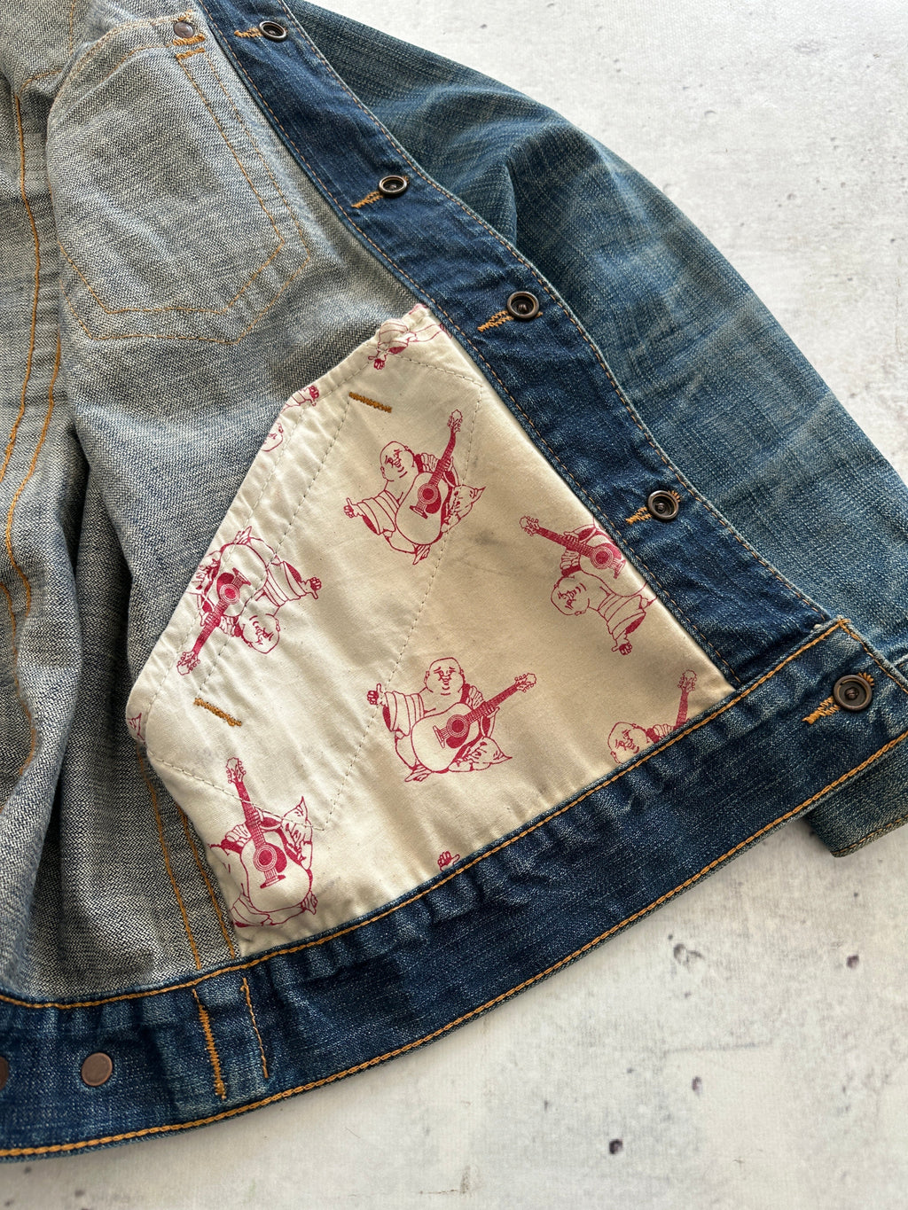 True Religion Johnny Baja Western Trucker Denim Jacket (M)