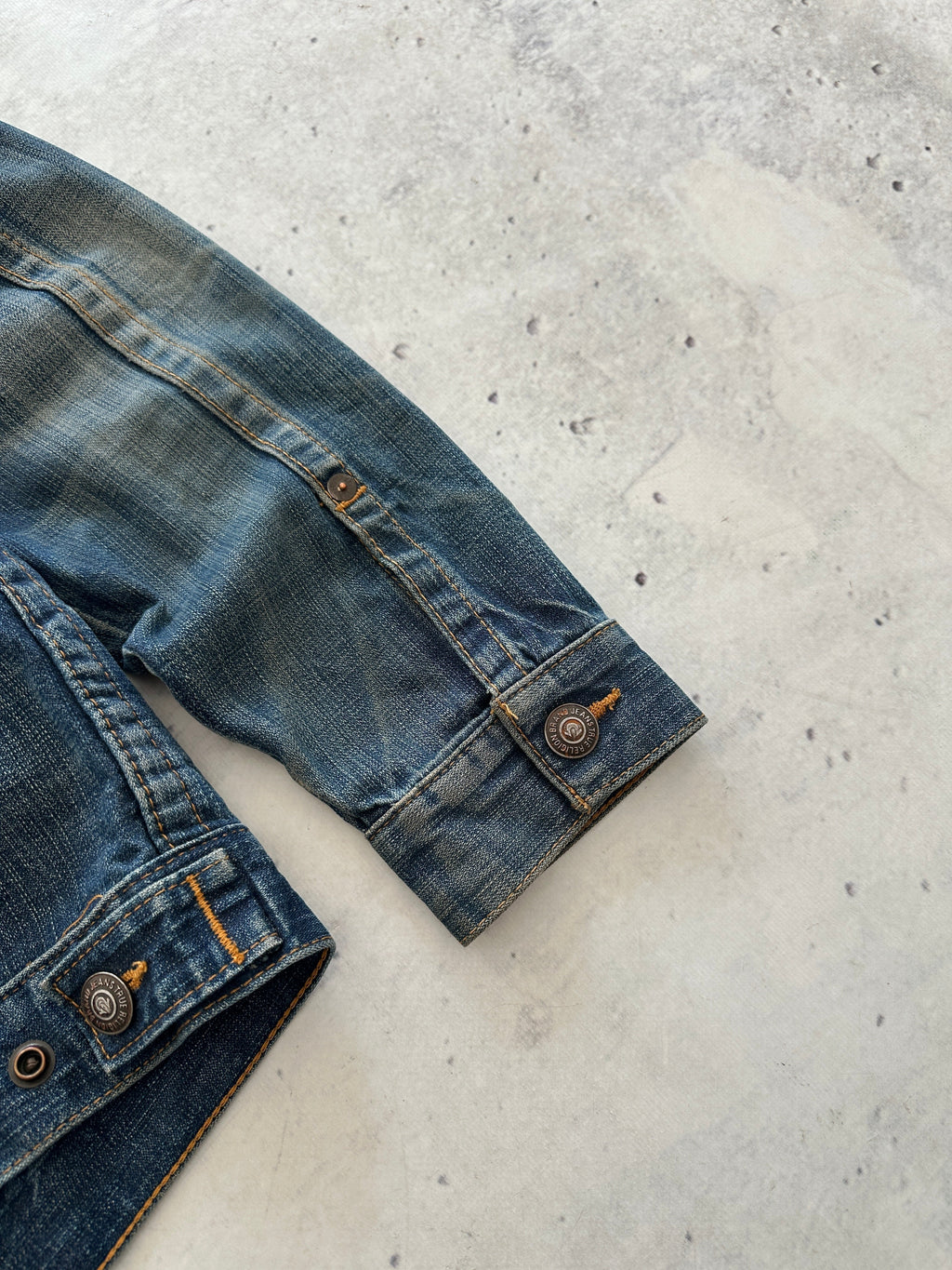 True Religion Johnny Baja Western Trucker Denim Jacket (M)