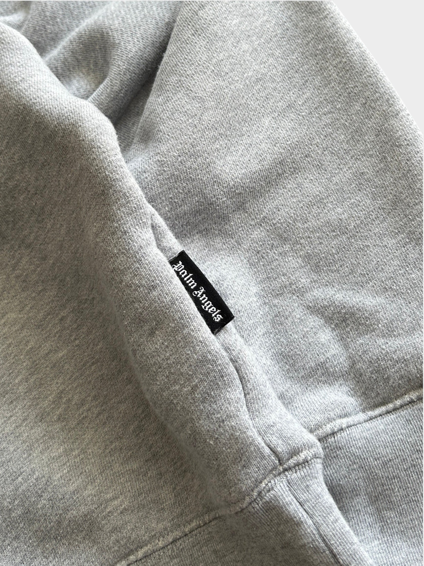 Palm Angels Heavyweight Curved Logo Sweatshirt (S)