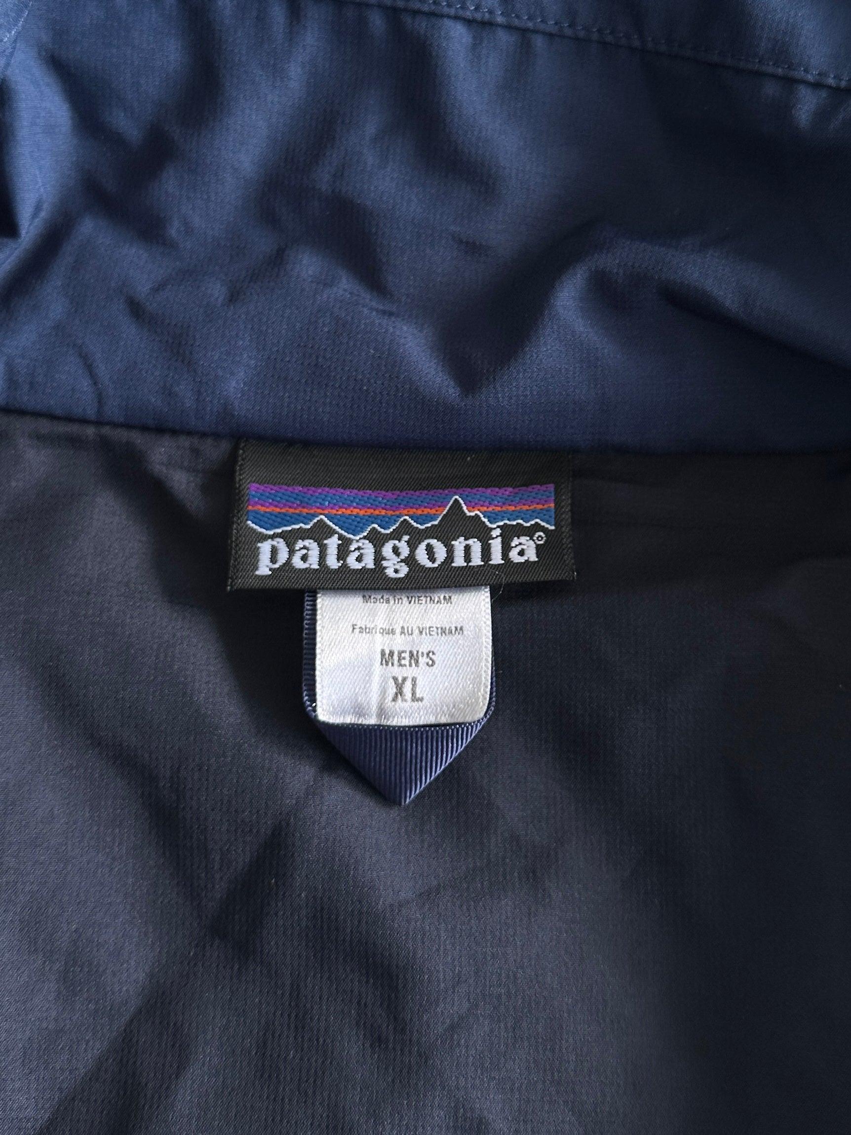 Patagonia Nylon Zip Up Hooded Jacket (XL)