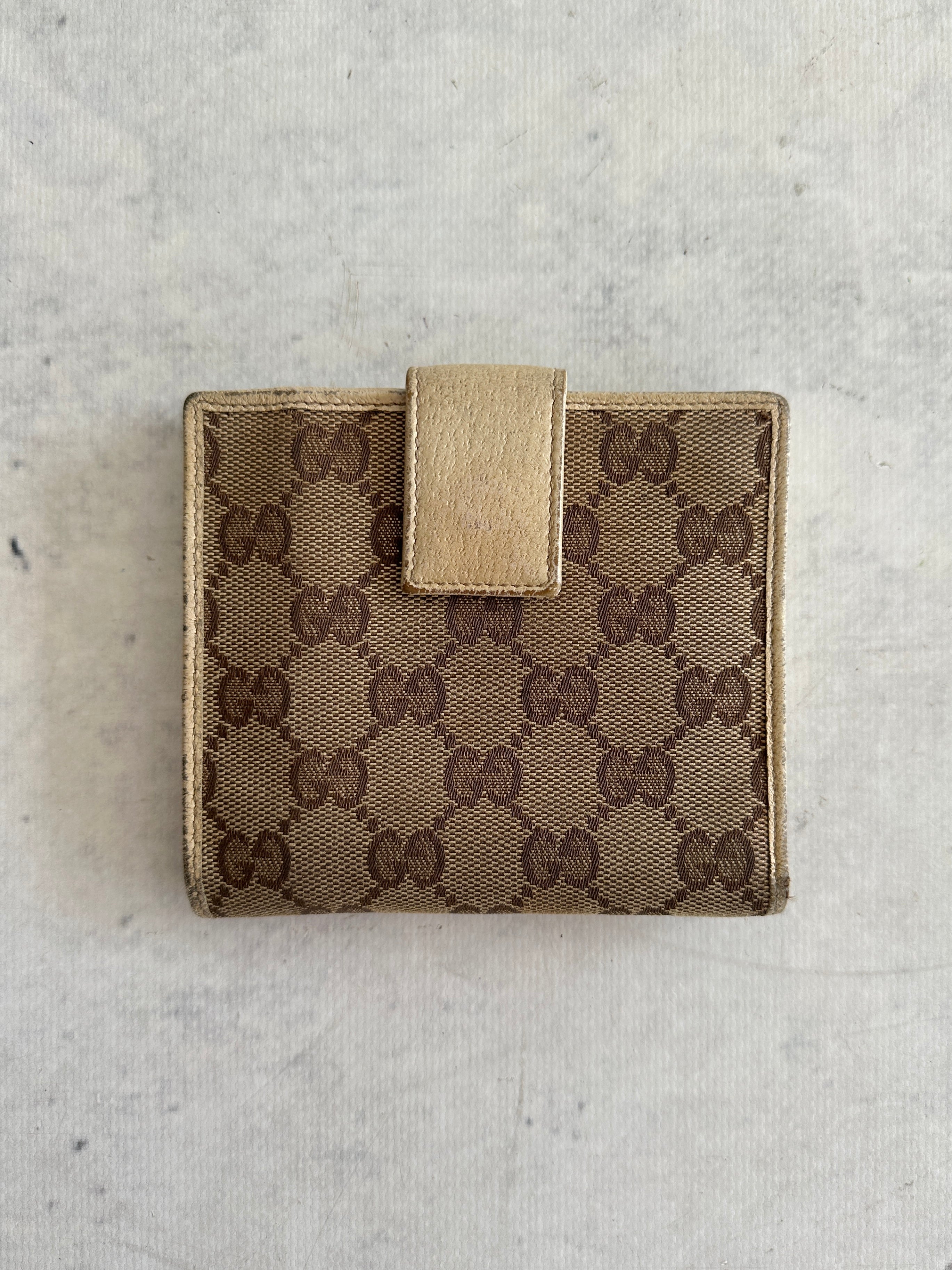 Vintage Gucci GG Canvas Wallet (One Size)