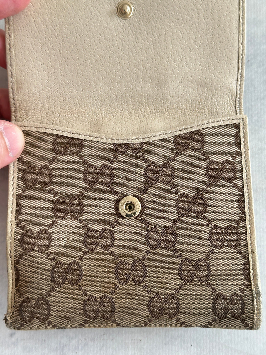 Vintage Gucci GG Canvas Wallet (One Size)