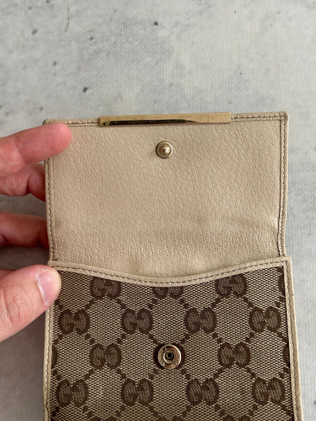 Vintage Gucci GG Canvas Wallet (One Size)