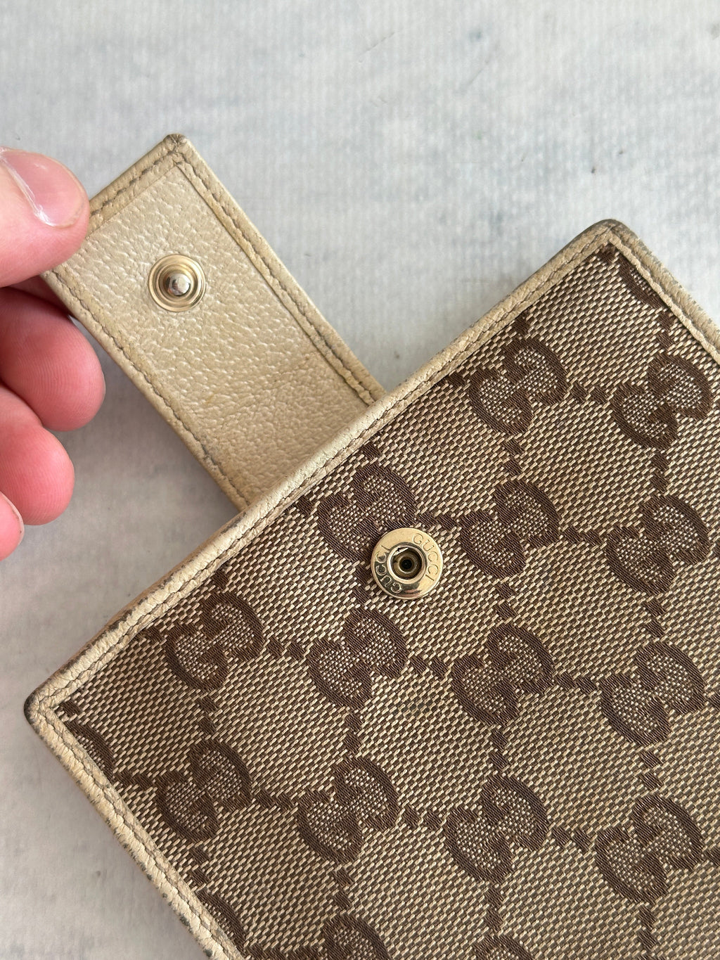 Vintage Gucci GG Canvas Wallet (One Size)