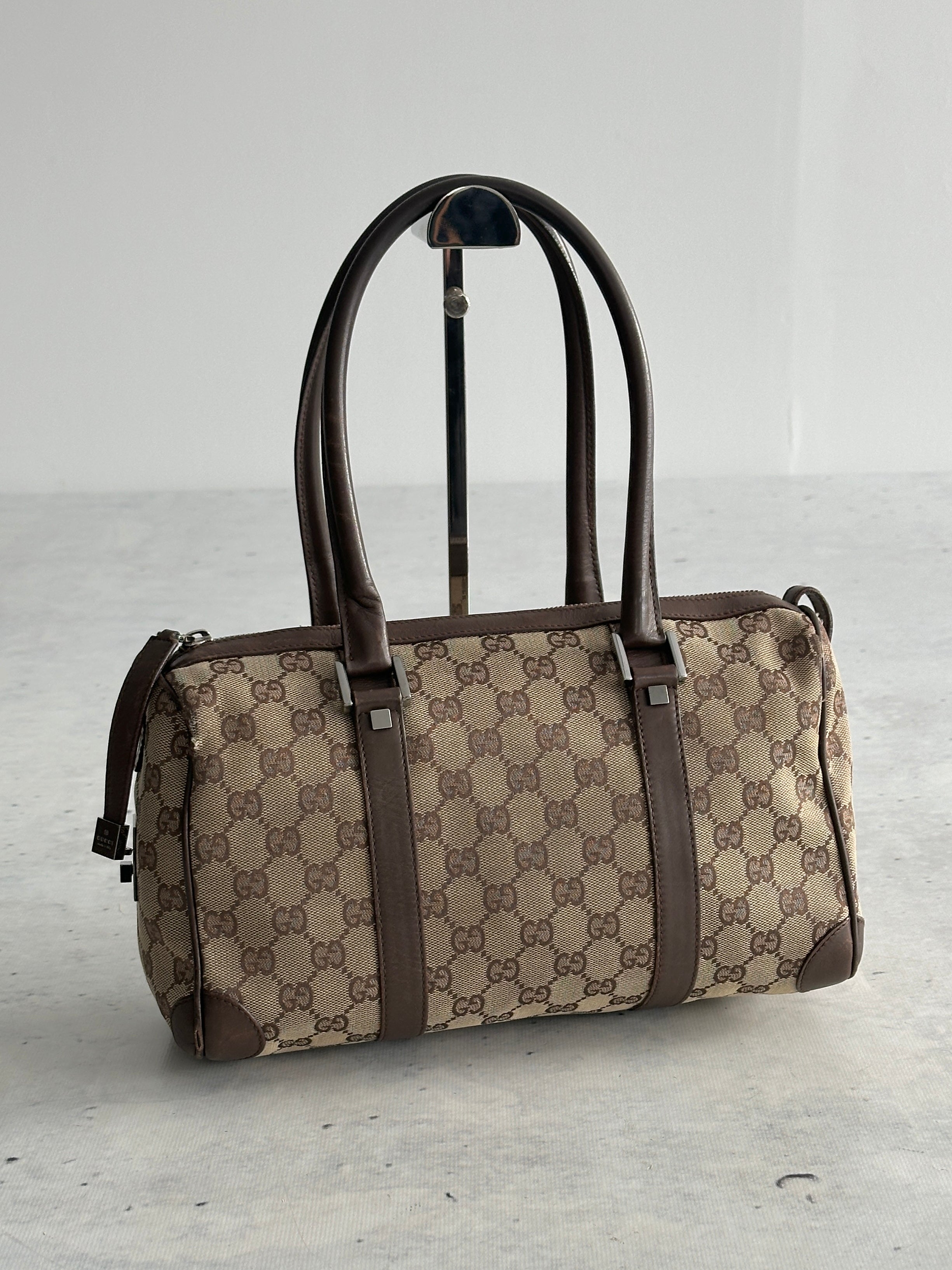 Vintage Gucci GG Canvas Mini Boston Bag (One Size)