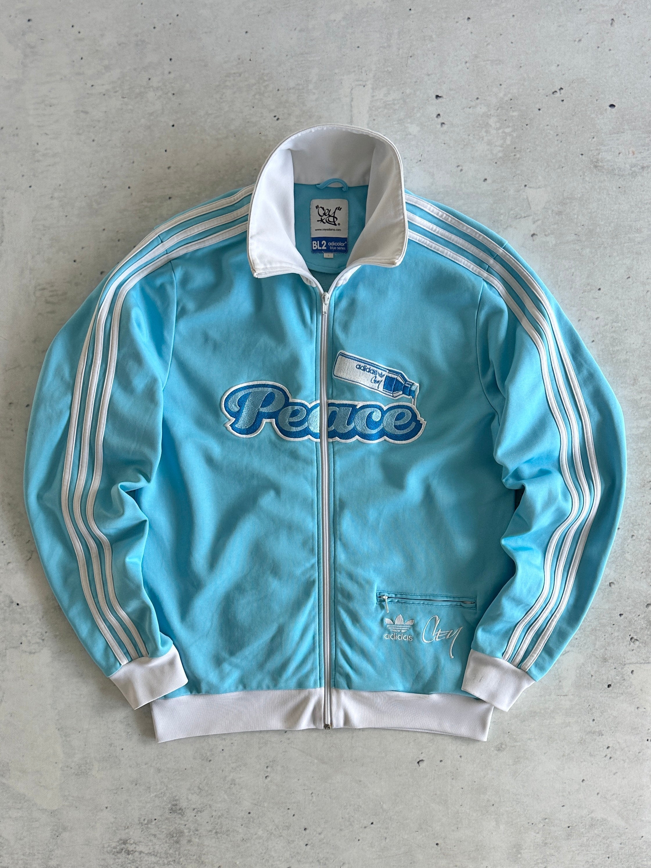 00's Adidas x Cey Adams Zip Up Track Jacket (M/L)