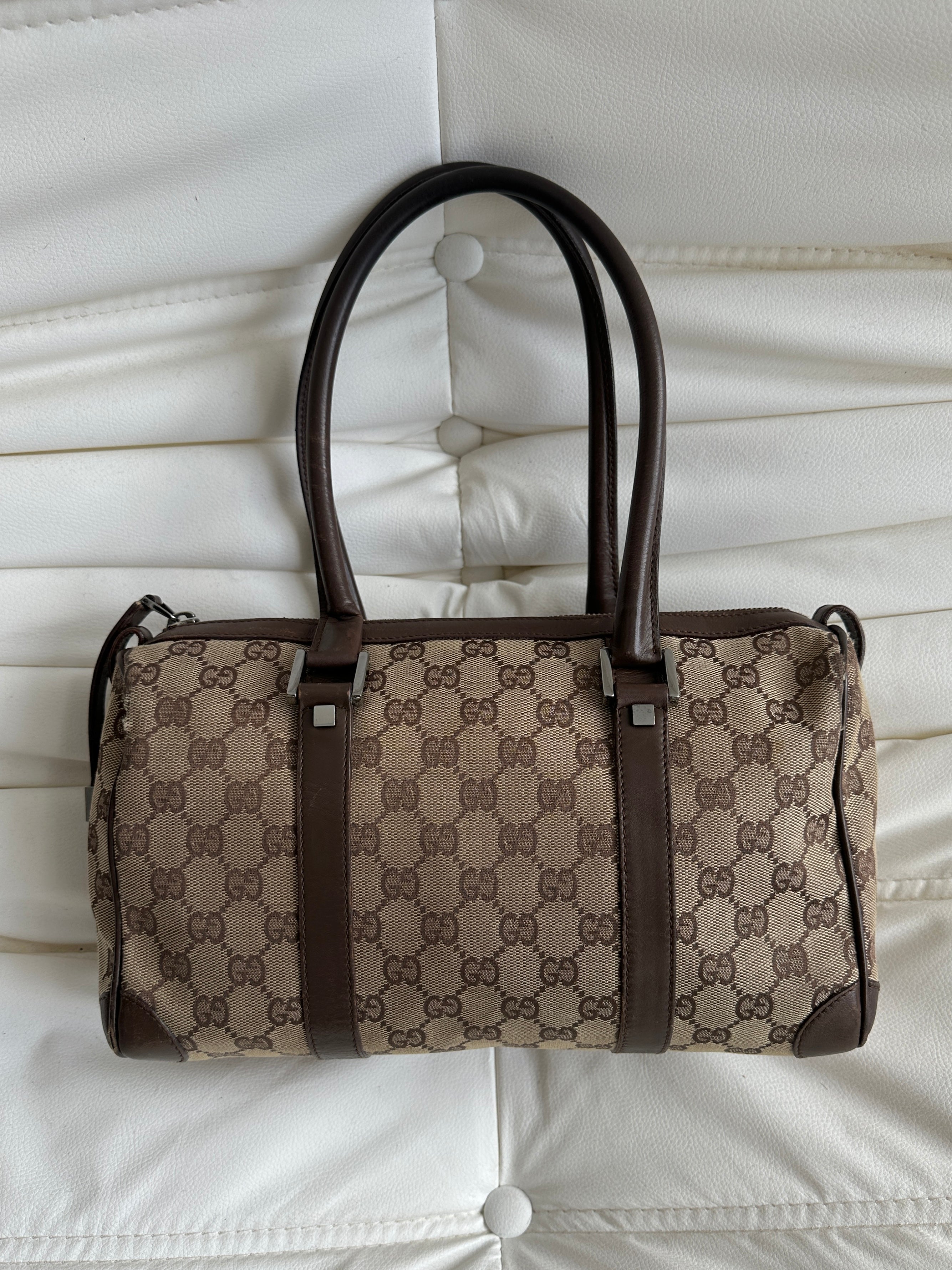 Vintage Gucci GG Canvas Mini Boston Bag (One Size)