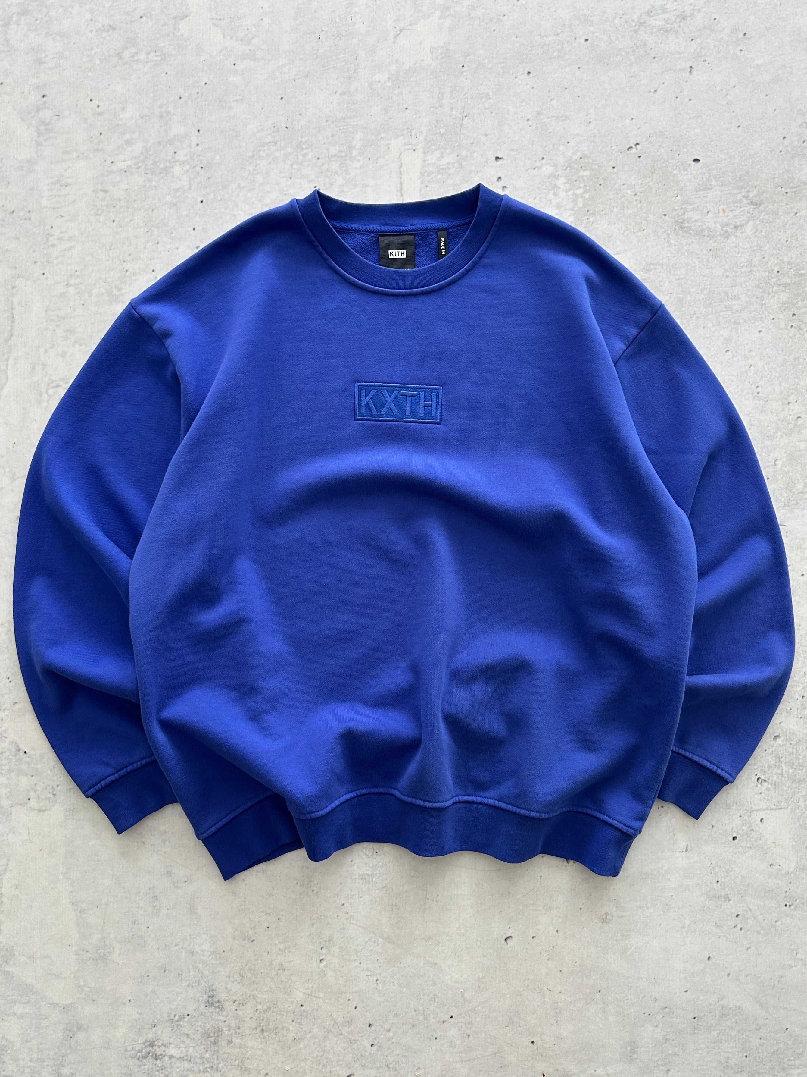 Brand New KITH Heavyweight box logo Crewneck Sweatshirt (XXL)