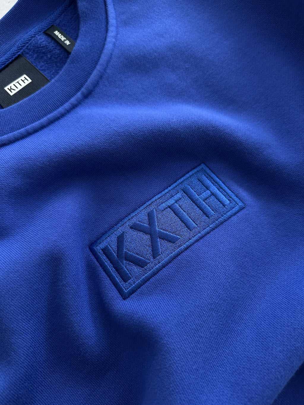 Brand New KITH Heavyweight box logo Crewneck Sweatshirt (XXL)