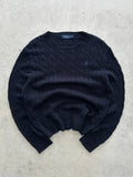 Ralph Lauren Cable Knit Crewneck Jumper (L)