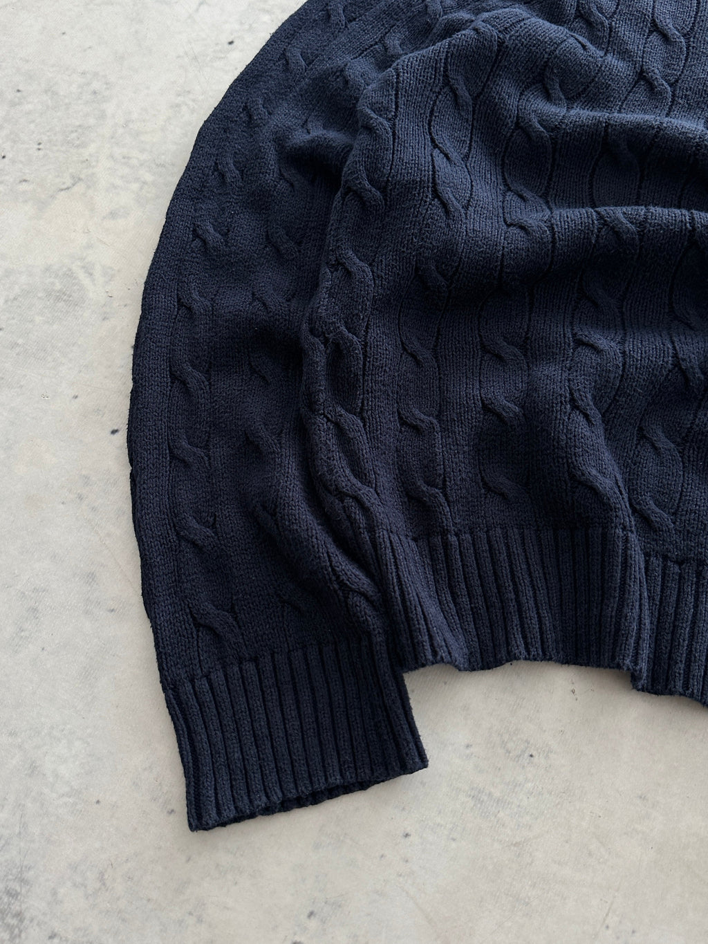 Ralph Lauren Cable Knit Crewneck Jumper (L)