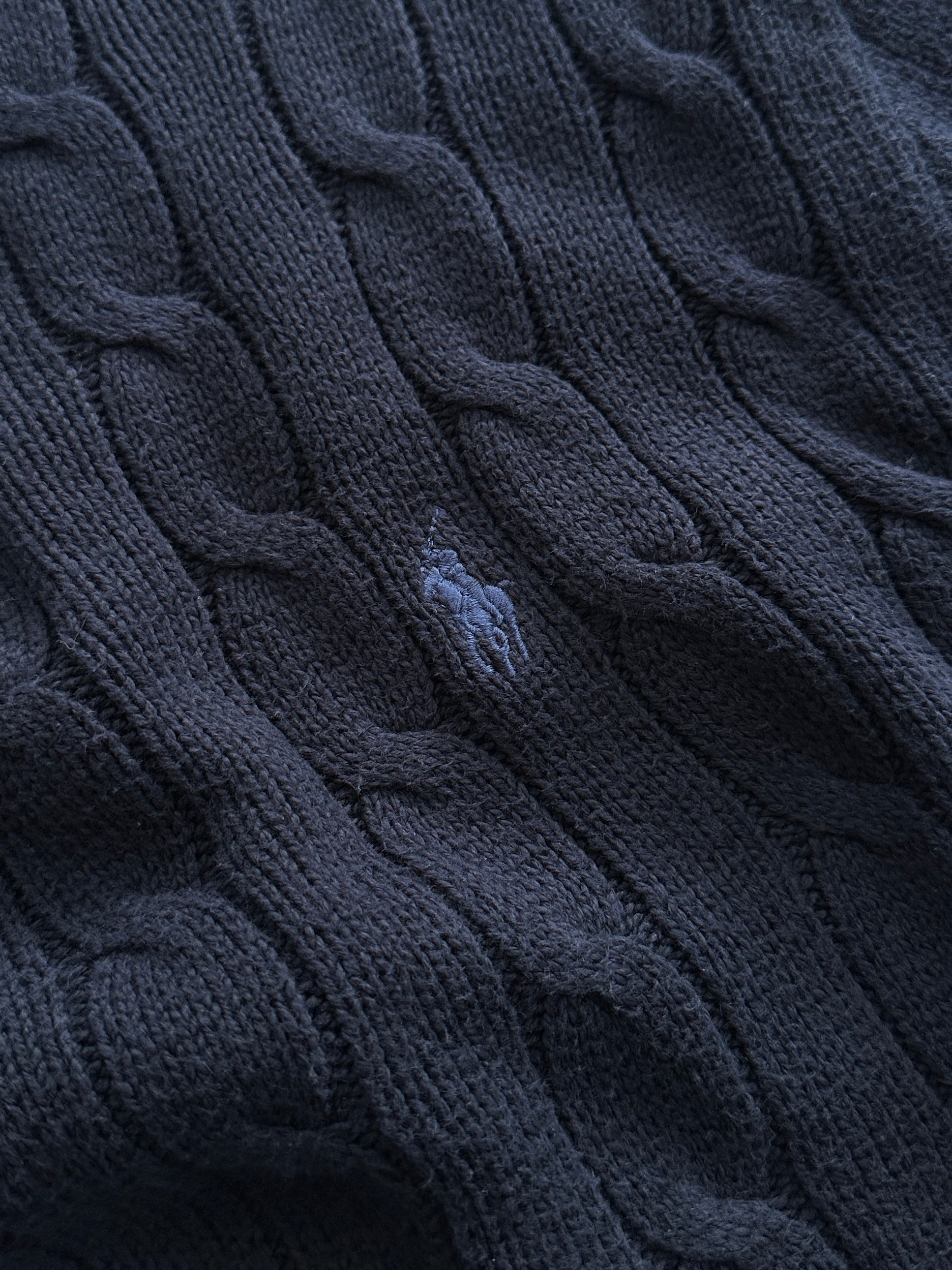Ralph Lauren Cable Knit Crewneck Jumper (L)