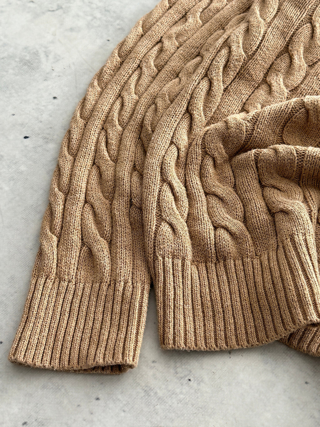 Ralph Lauren Cable Knit Crewneck Jumper (L)