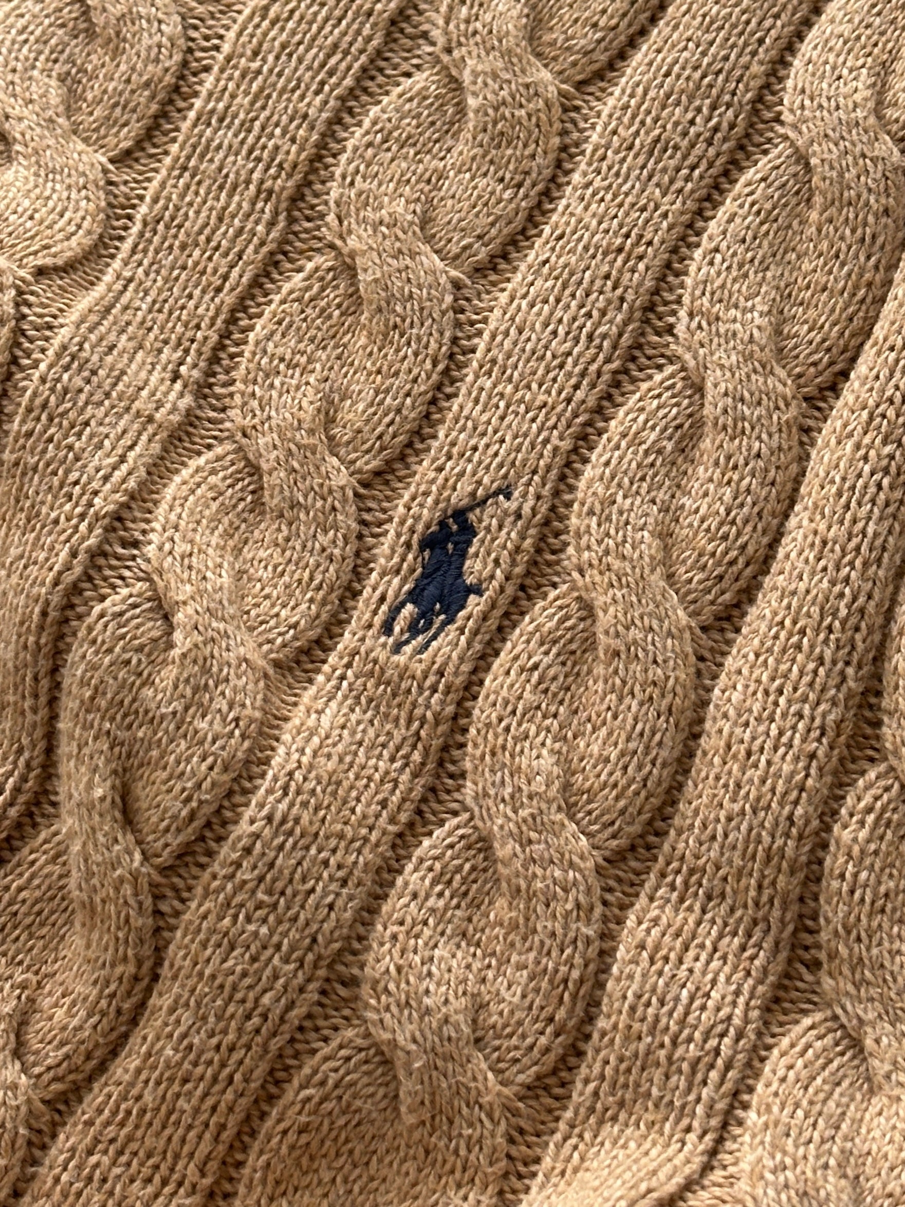Ralph Lauren Cable Knit Crewneck Jumper (L)