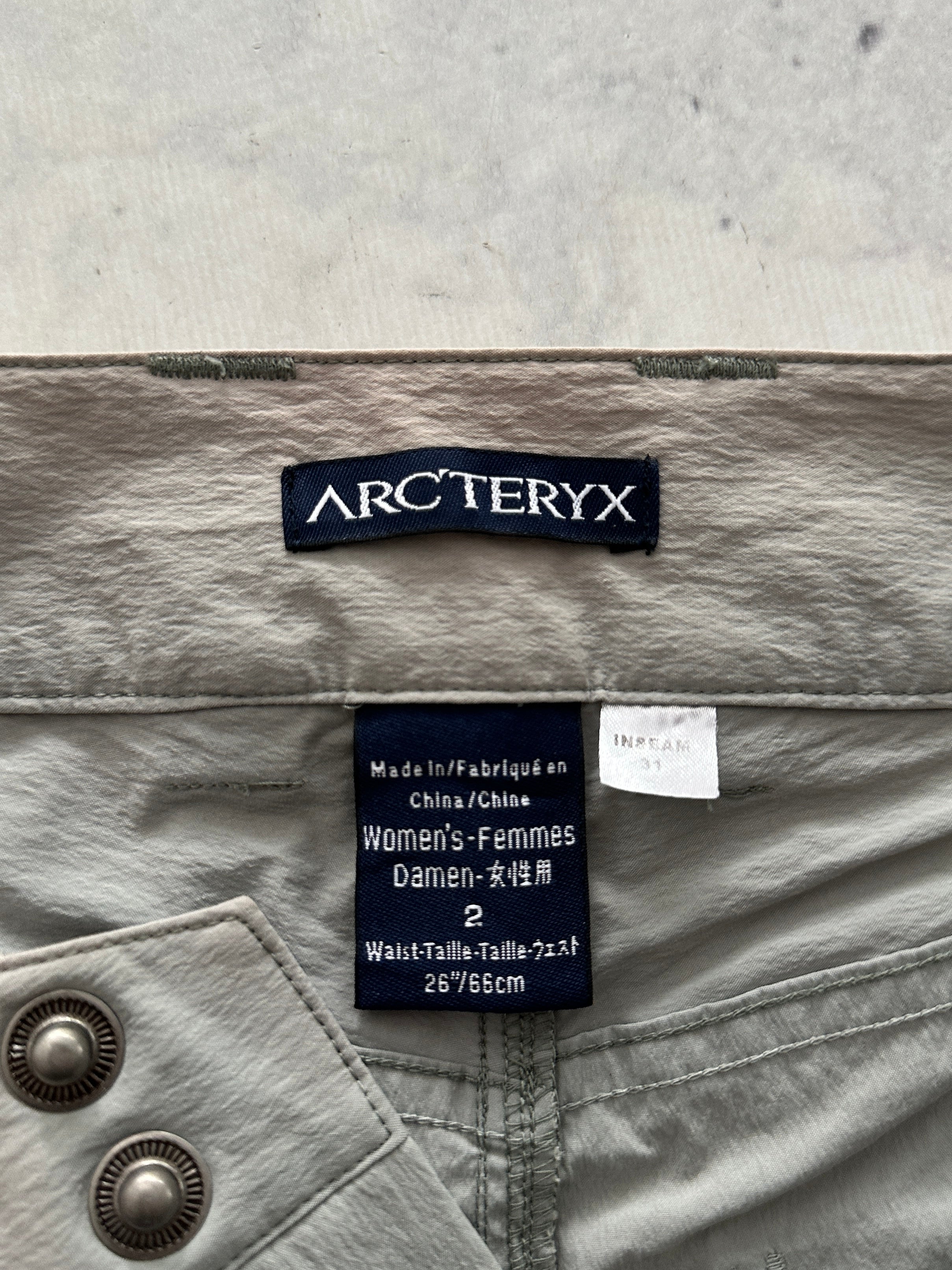 Arc'teryx Utility nylon hiking tech Pants (Women's W26)