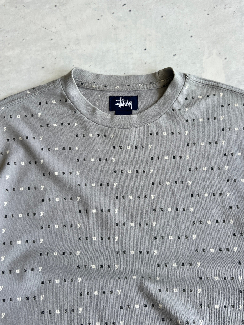 Stussy Repeat Spell Out T Shirt (S)