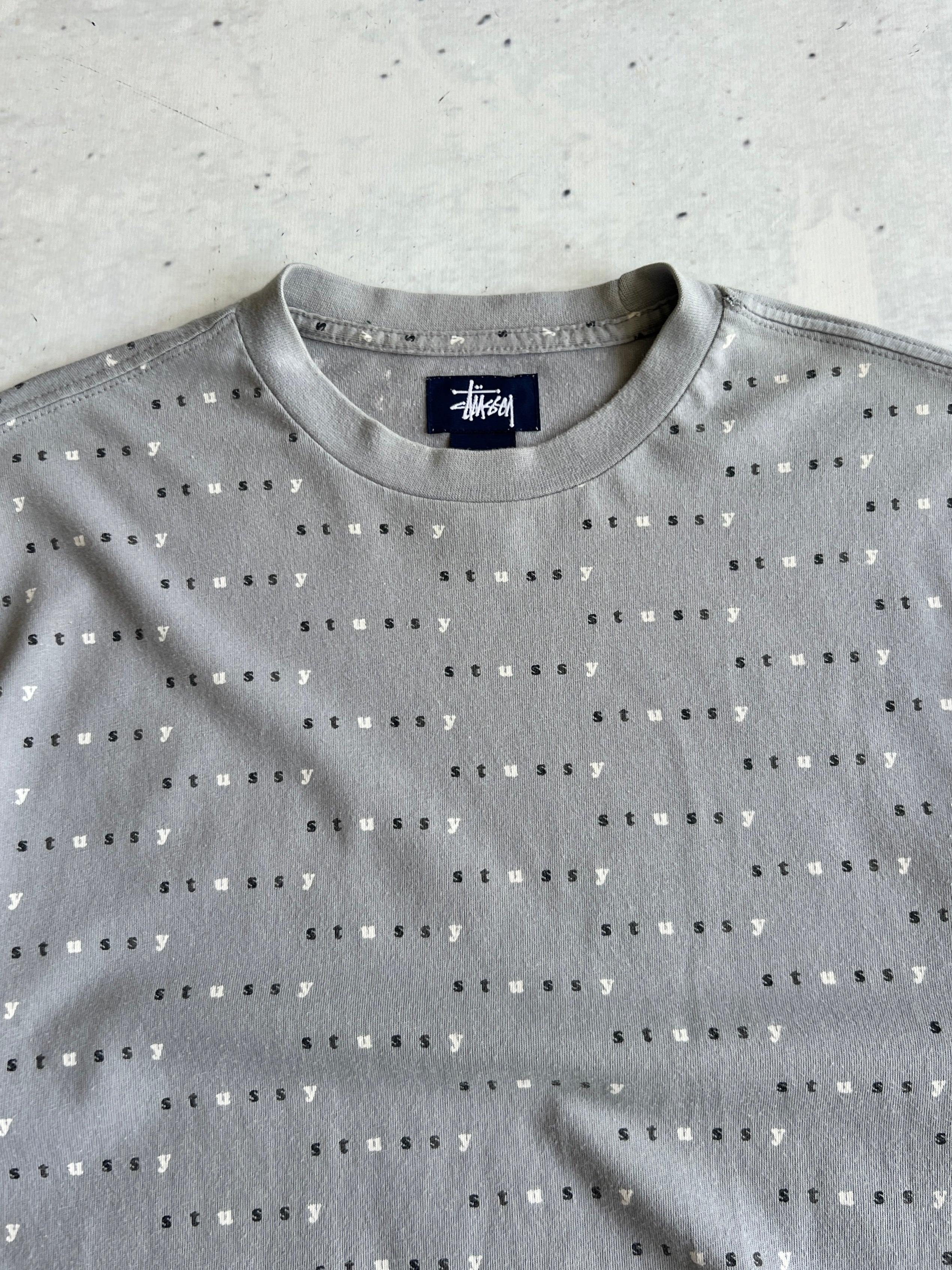 Stussy Repeat Spell Out T Shirt (S)