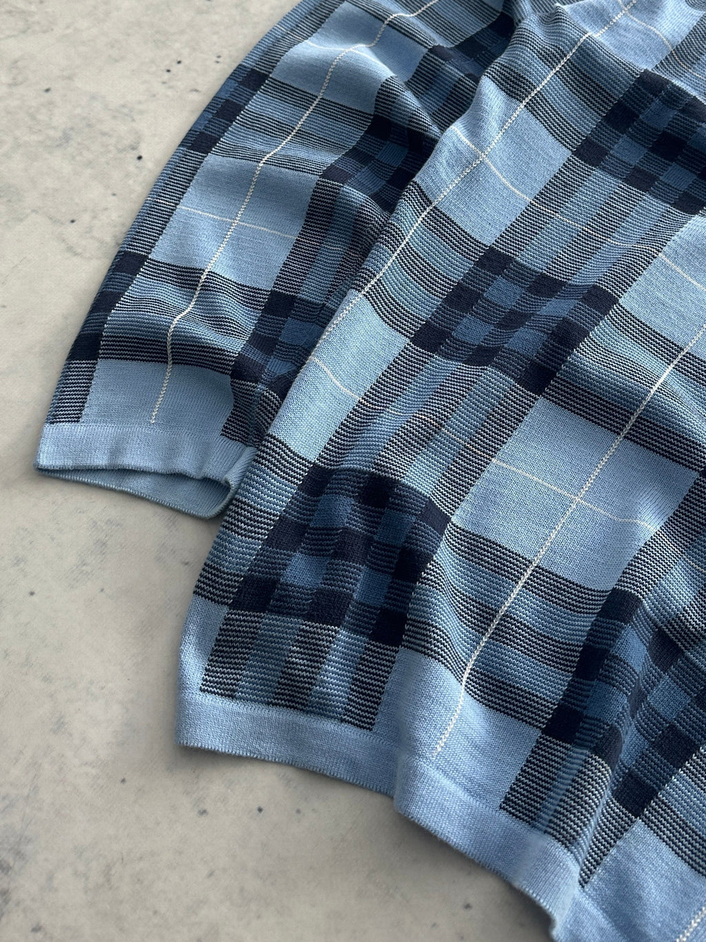 00's Burberry Nova Check Crewneck Knit Jumper (L)