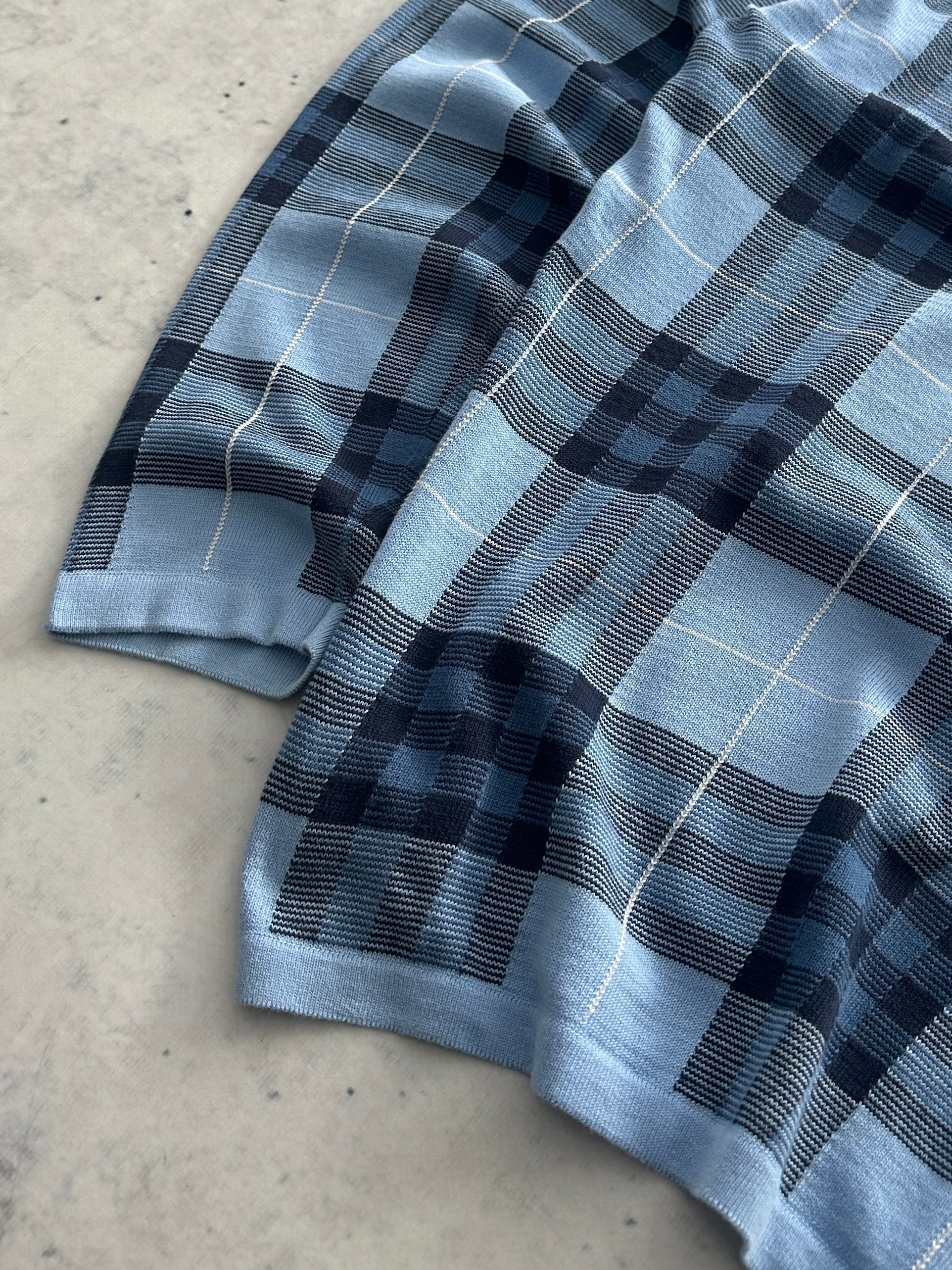 00's Burberry Nova Check Crewneck Knit Jumper (L)