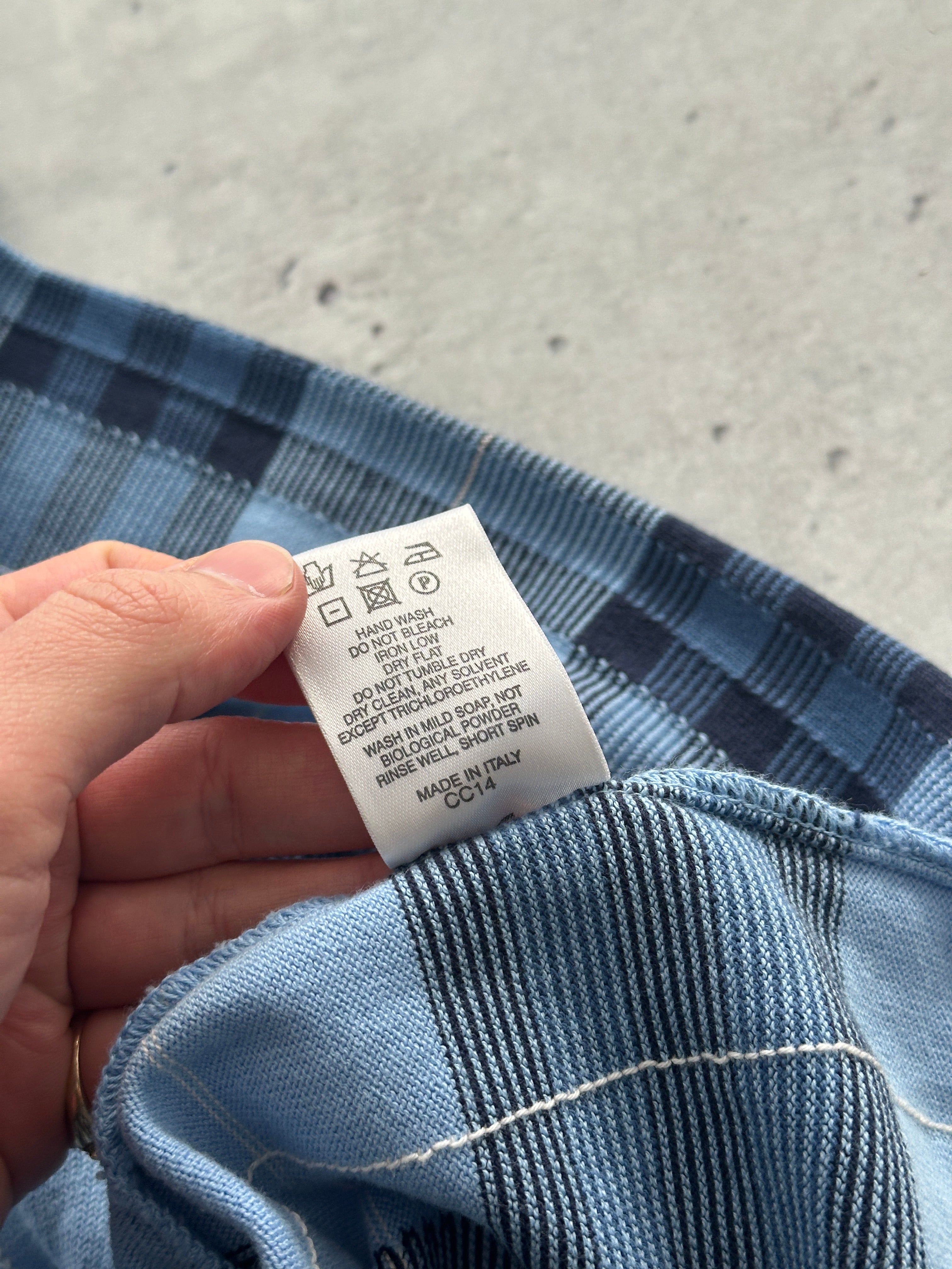 00's Burberry Nova Check Crewneck Knit Jumper (L)