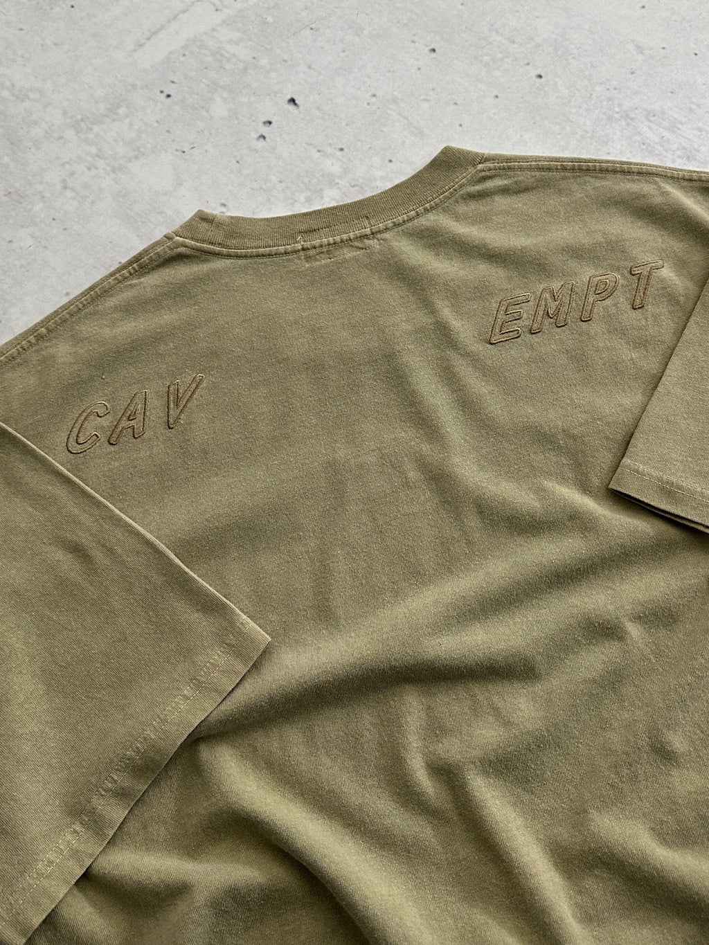 Cav Empt Embroidered Spell Out T Shirt (XL)