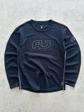 00's Armani Jeans Embroidered AJ Long Sleeve T Shirt (S)