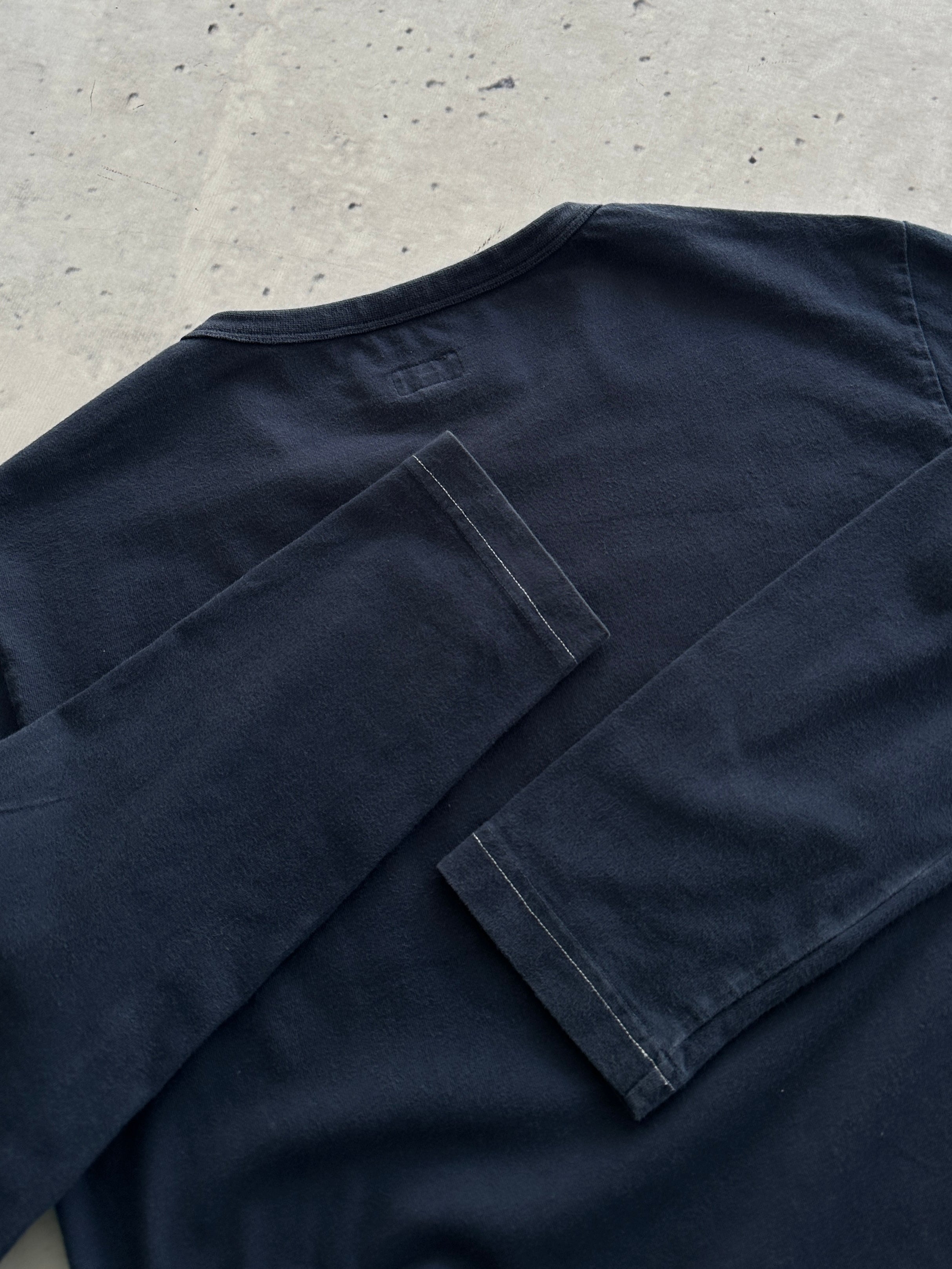00's Armani Jeans Embroidered AJ Long Sleeve T Shirt (S)