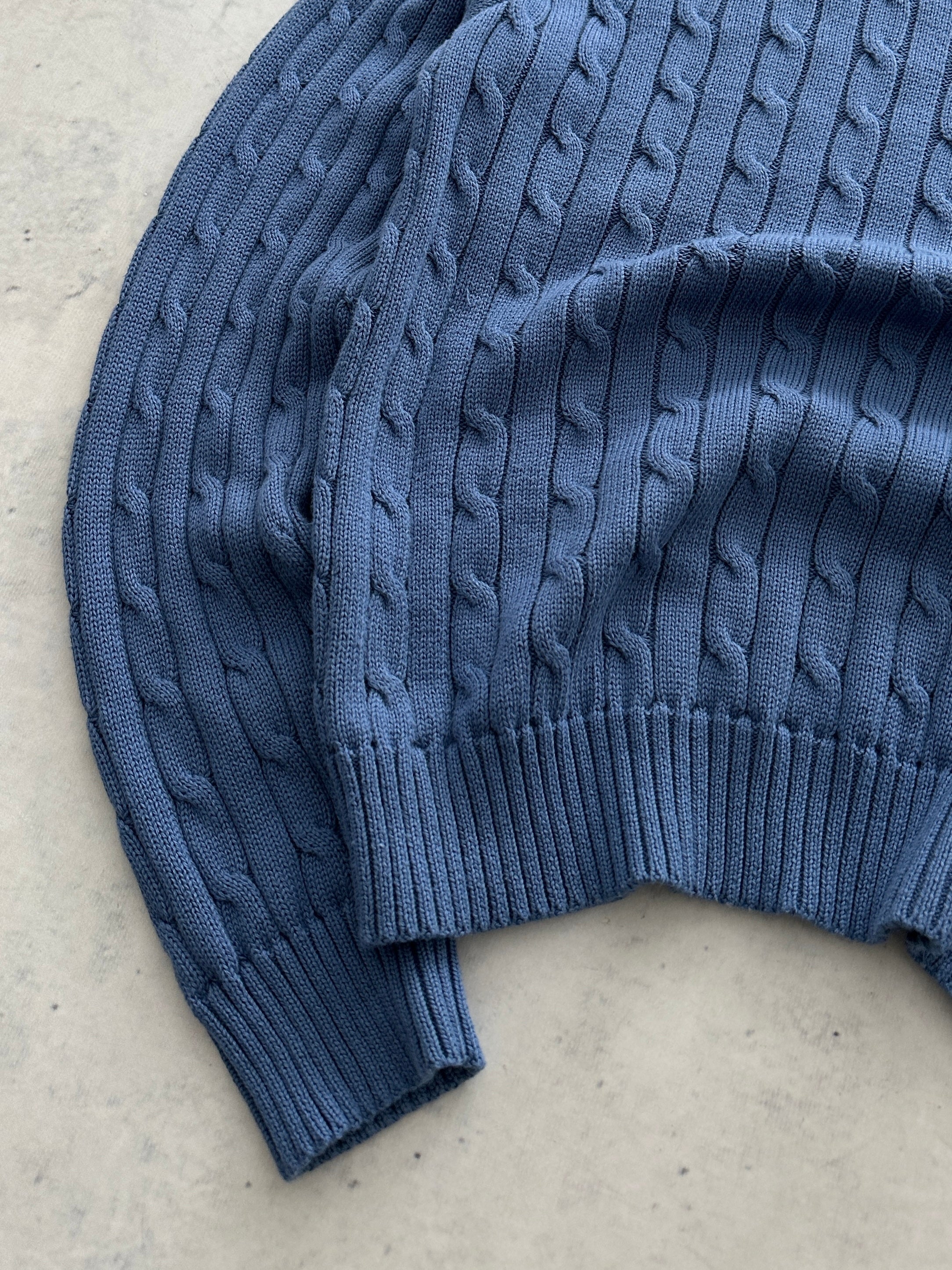 Ralph Lauren Crewneck Cable Knit Jumper (L)