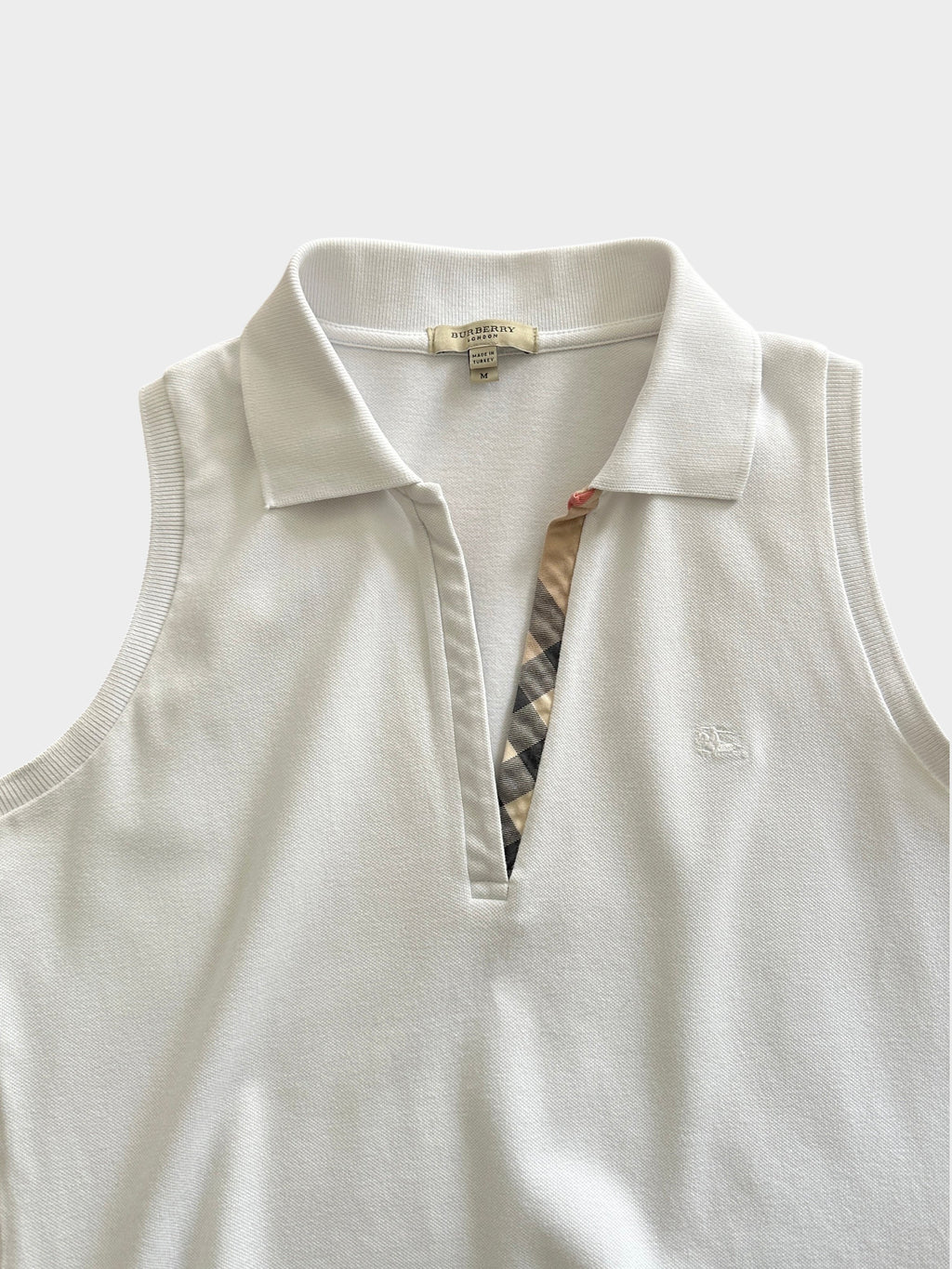 Burberry Nova Check Polo Shirt (Women's M)