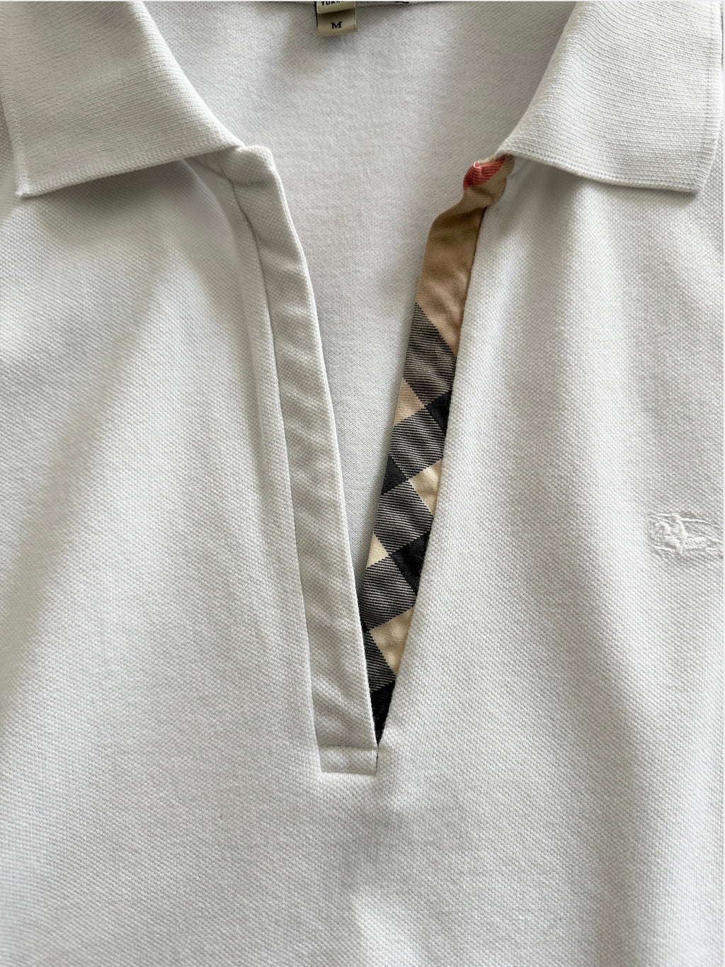 Burberry Nova Check Polo Shirt (Women's M)