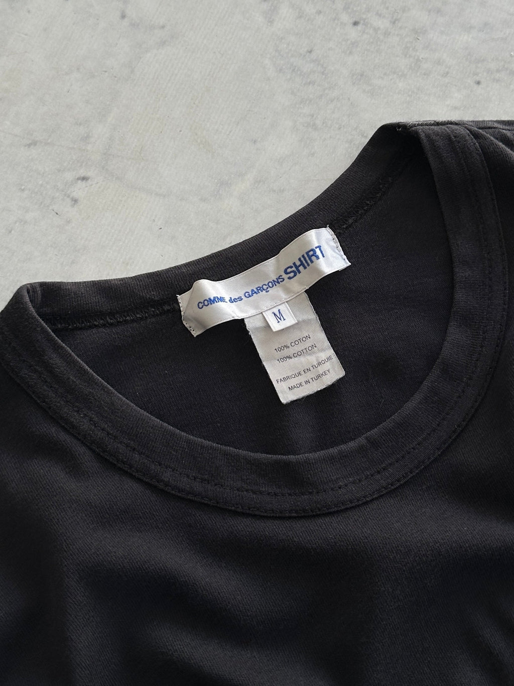 Comme des Garçons Spell Out Lightweight T Shirt (M)