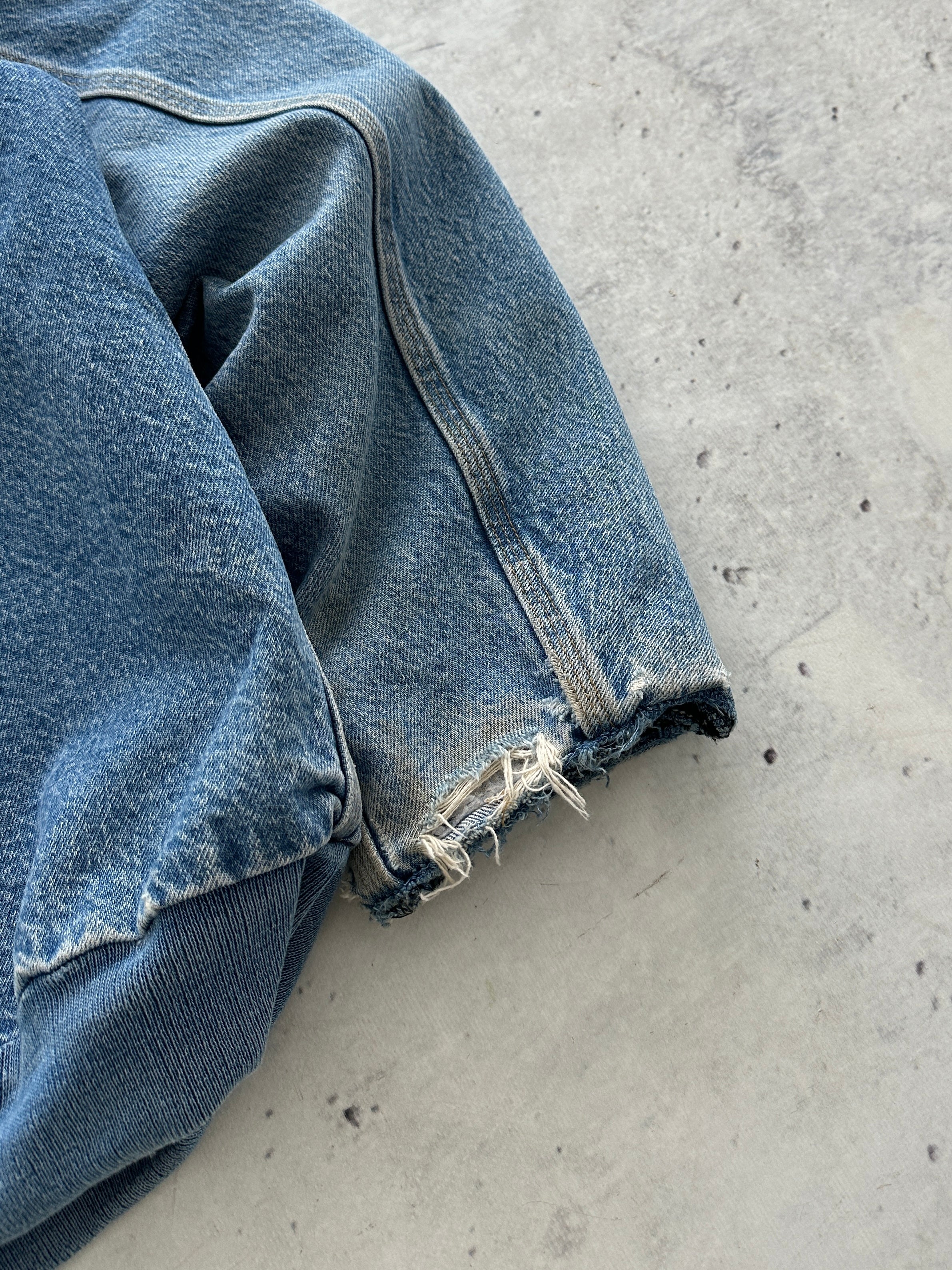 Vintage Carhartt Blanket Lined denim Active Jacket (L)