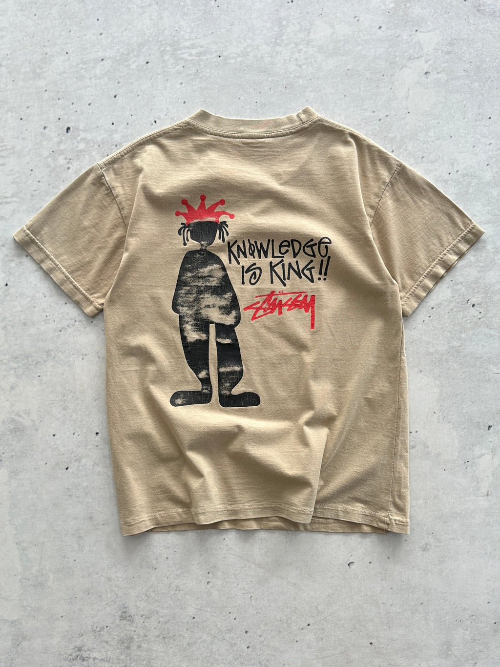 90's Stussy Knowledge is King T Shirt (XS)