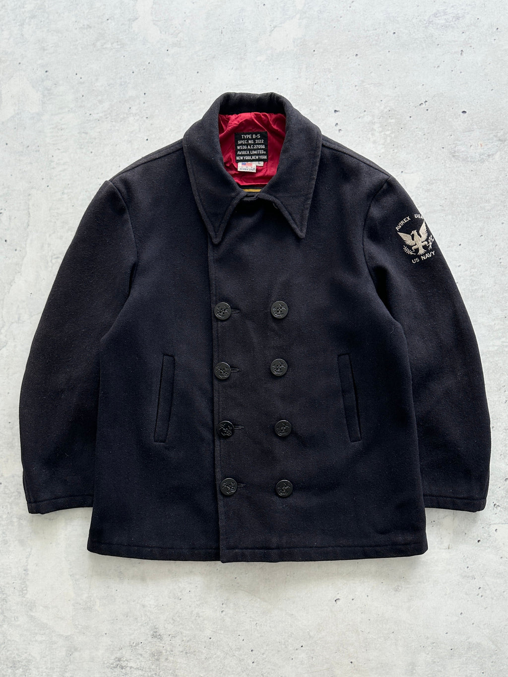 Vintage Avirex USA Type B-5 Pea Coat (L)